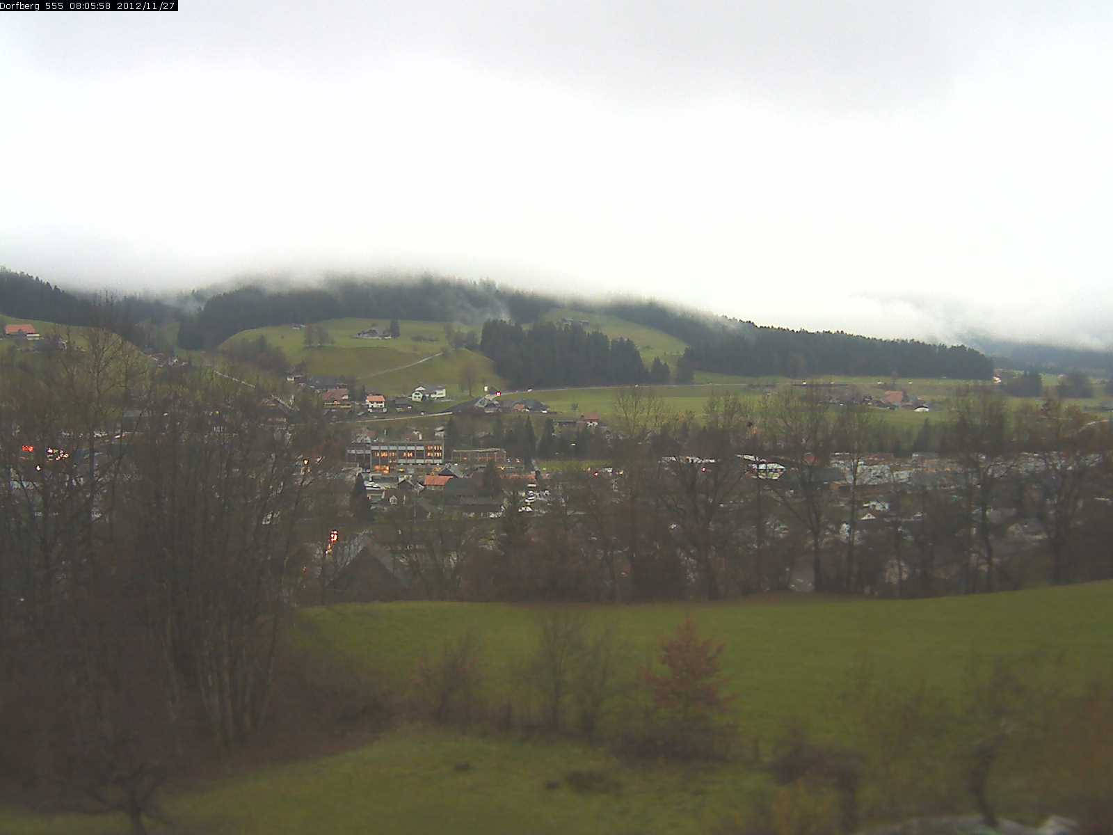 Webcam-Bild: Aussicht vom Dorfberg in Langnau 20121127-080600