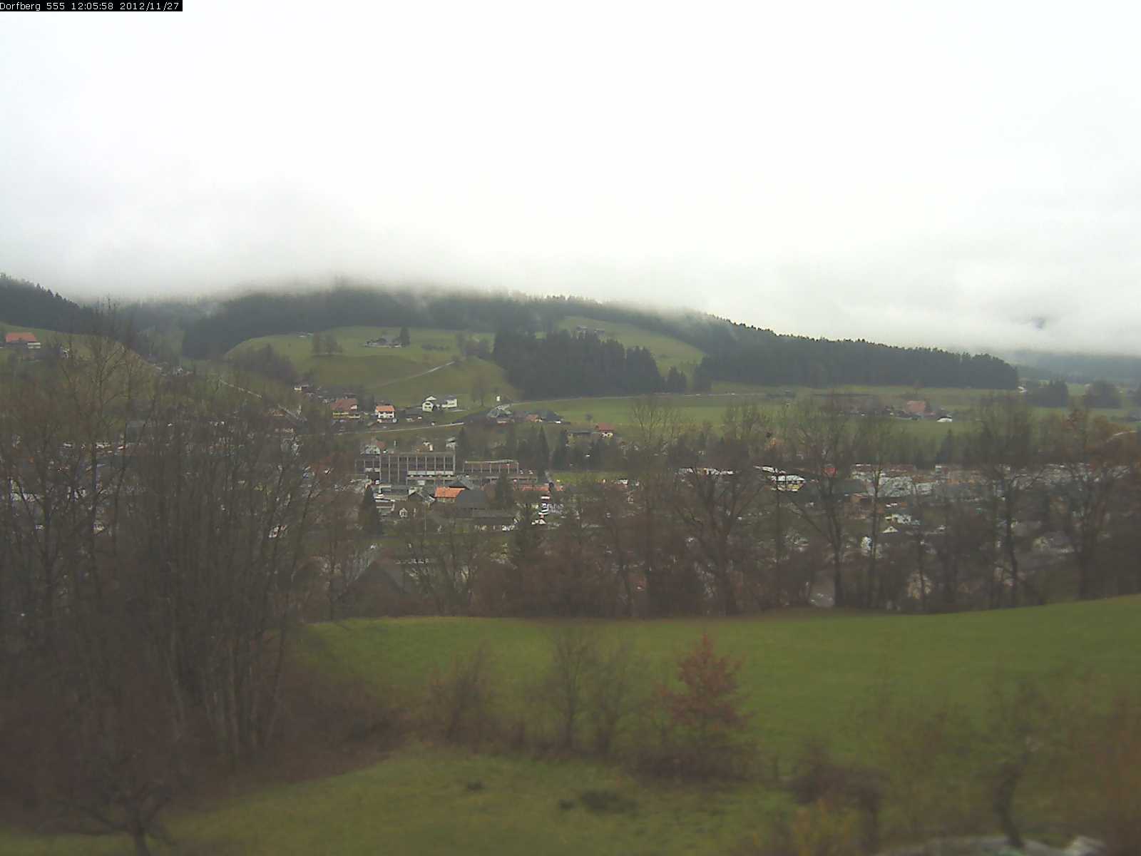 Webcam-Bild: Aussicht vom Dorfberg in Langnau 20121127-120600