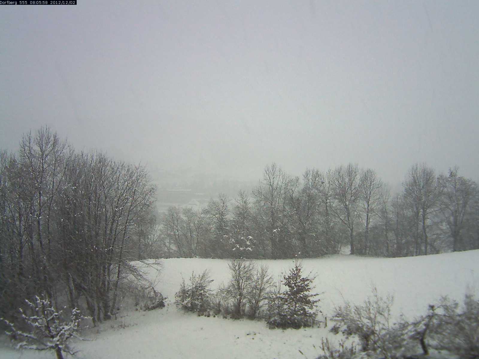 Webcam-Bild: Aussicht vom Dorfberg in Langnau 20121202-080600