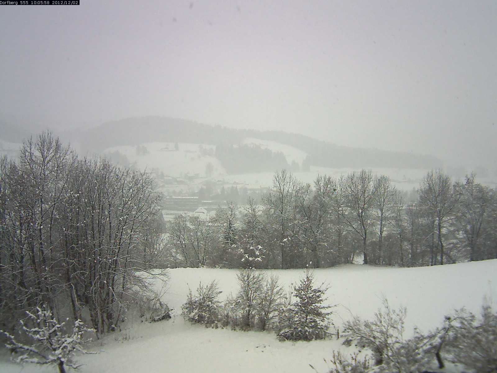 Webcam-Bild: Aussicht vom Dorfberg in Langnau 20121202-100600