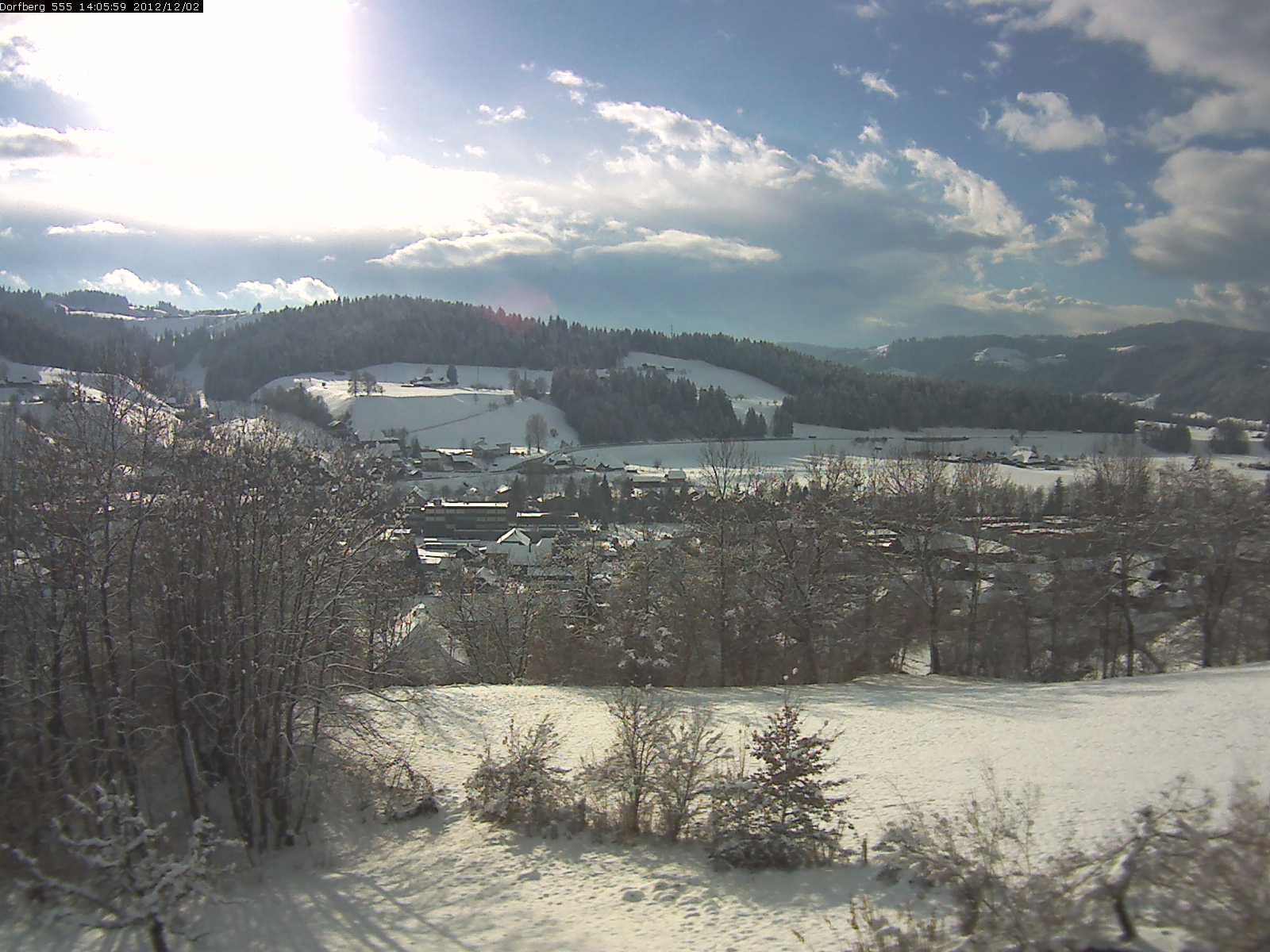 Webcam-Bild: Aussicht vom Dorfberg in Langnau 20121202-140600