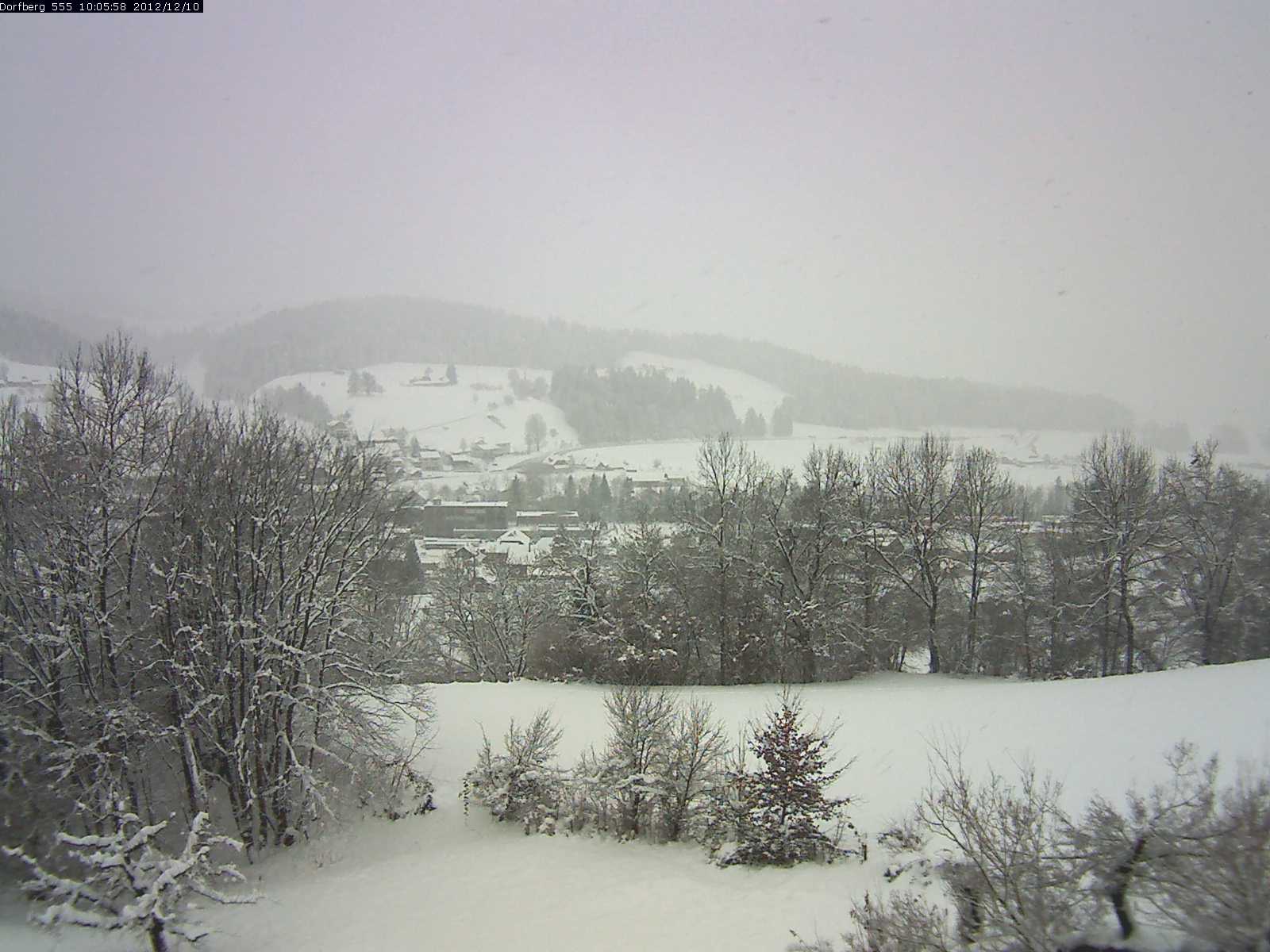 Webcam-Bild: Aussicht vom Dorfberg in Langnau 20121210-100600
