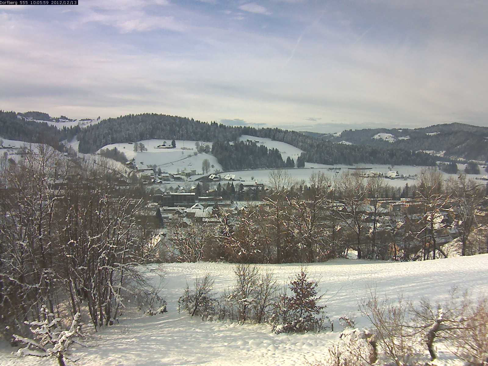 Webcam-Bild: Aussicht vom Dorfberg in Langnau 20121213-100600