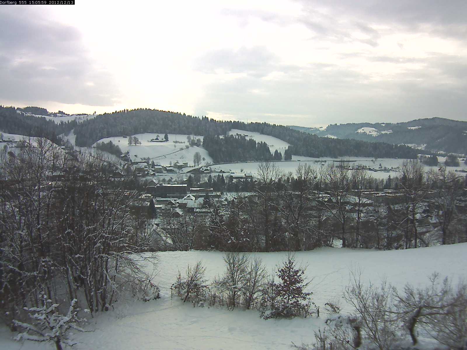 Webcam-Bild: Aussicht vom Dorfberg in Langnau 20121213-150600