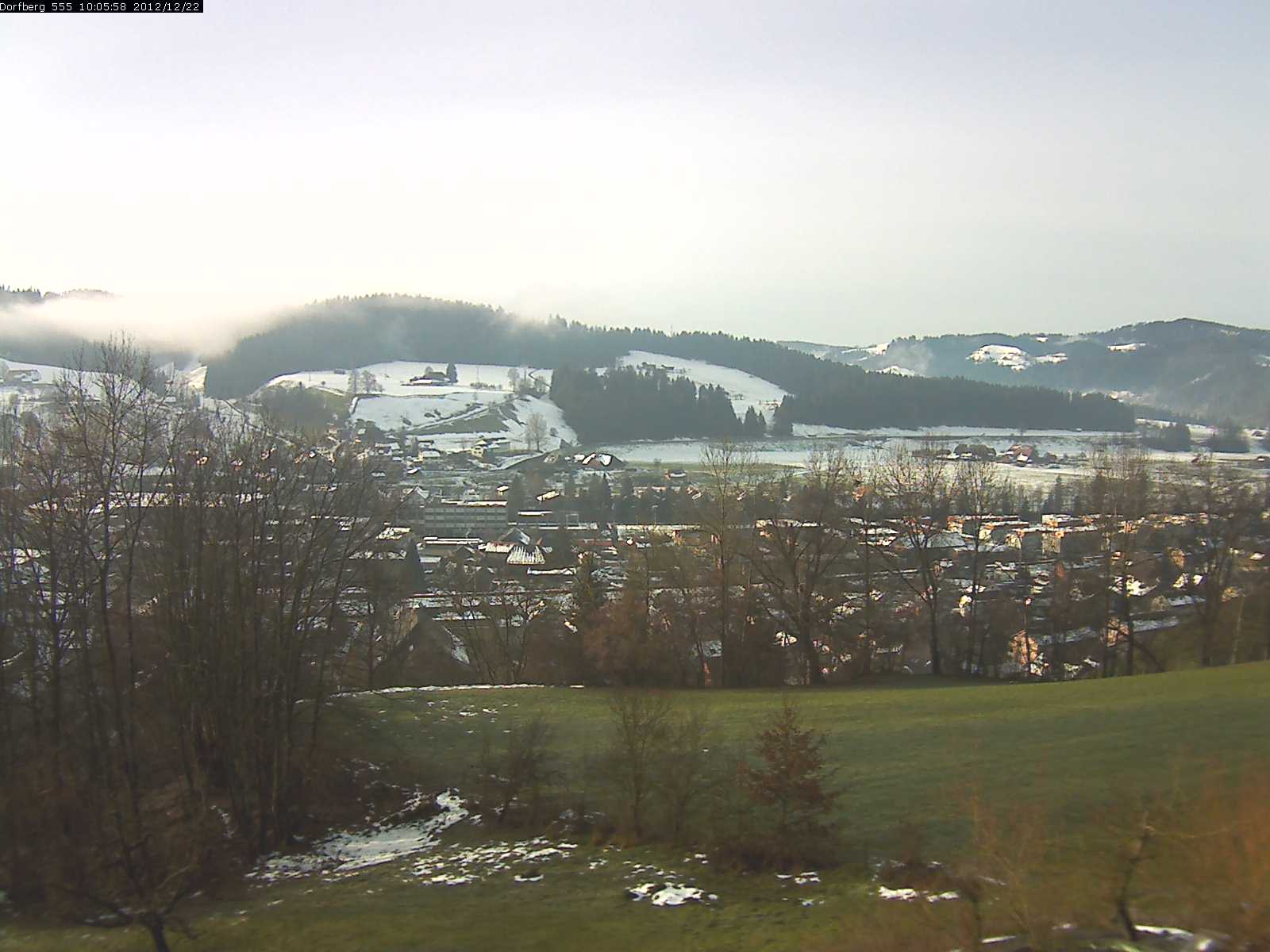 Webcam-Bild: Aussicht vom Dorfberg in Langnau 20121222-100600