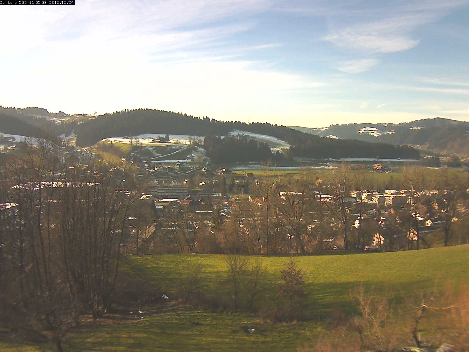 Webcam-Bild: Aussicht vom Dorfberg in Langnau 20121224-110600