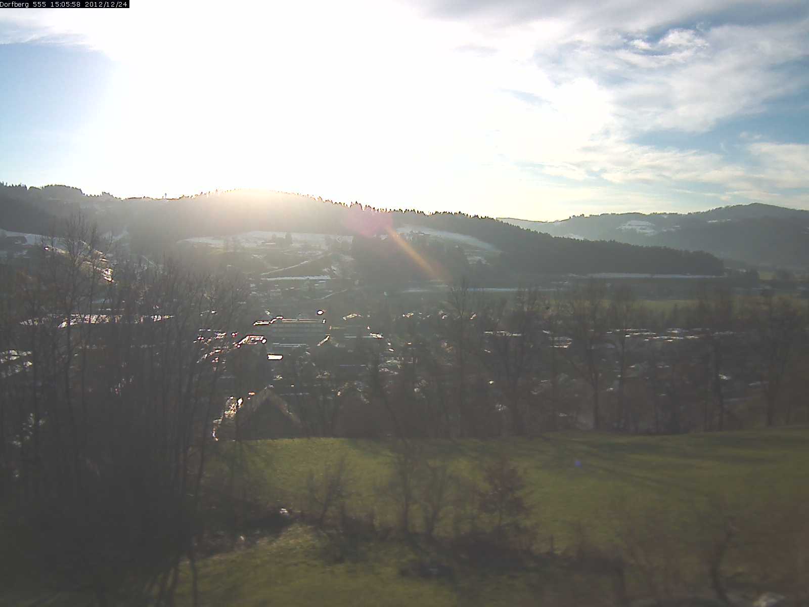 Webcam-Bild: Aussicht vom Dorfberg in Langnau 20121224-150600