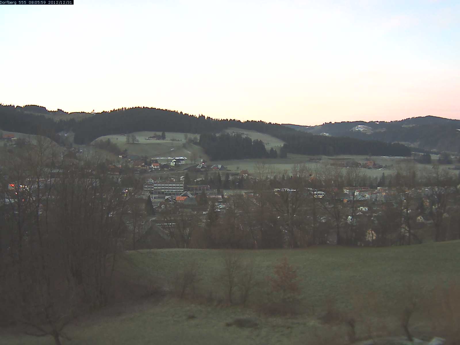 Webcam-Bild: Aussicht vom Dorfberg in Langnau 20121231-080600