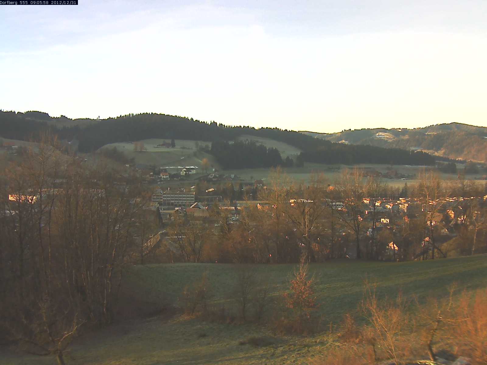 Webcam-Bild: Aussicht vom Dorfberg in Langnau 20121231-090600