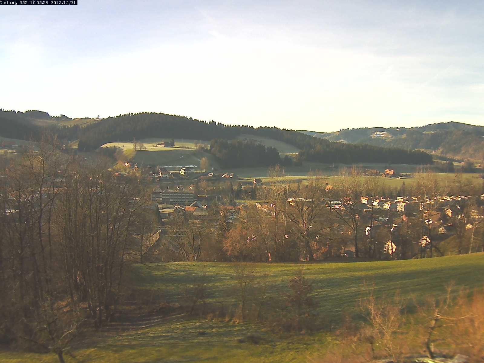 Webcam-Bild: Aussicht vom Dorfberg in Langnau 20121231-100600