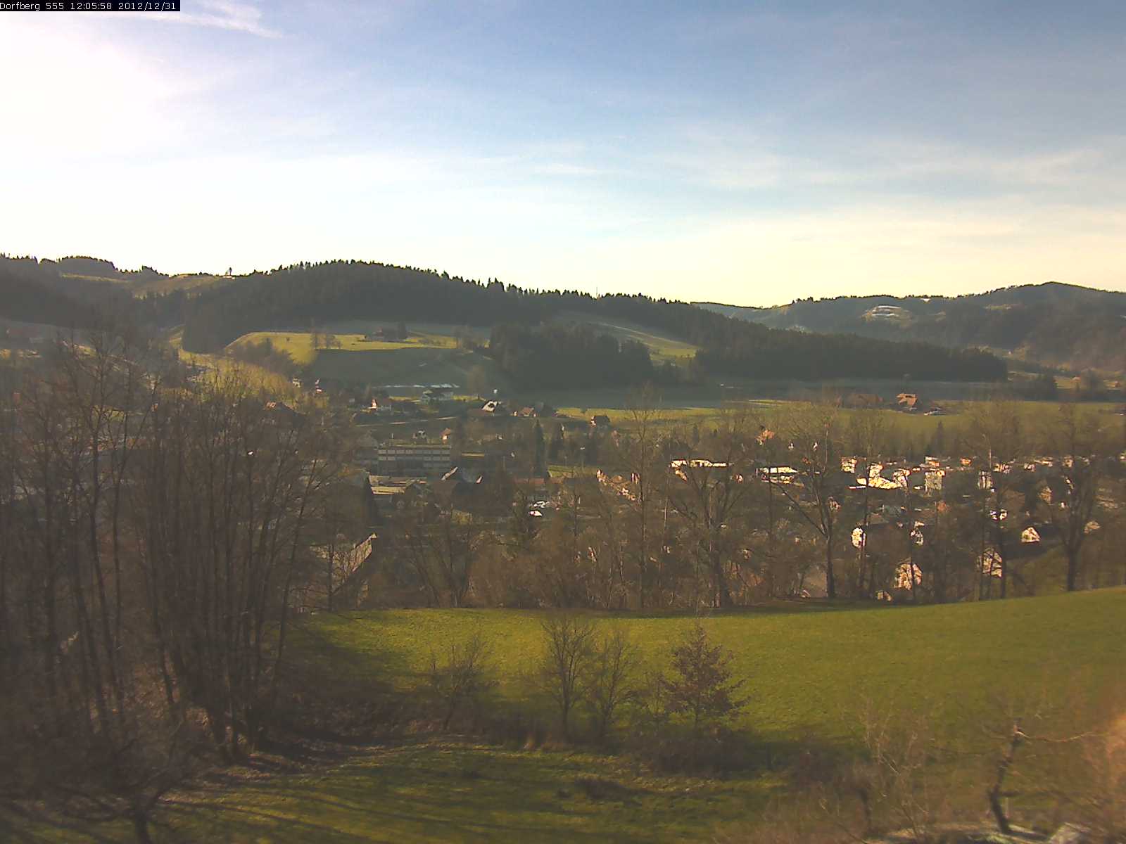 Webcam-Bild: Aussicht vom Dorfberg in Langnau 20121231-120600