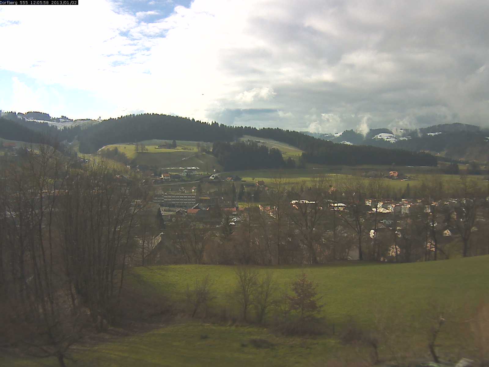 Webcam-Bild: Aussicht vom Dorfberg in Langnau 20130102-120600