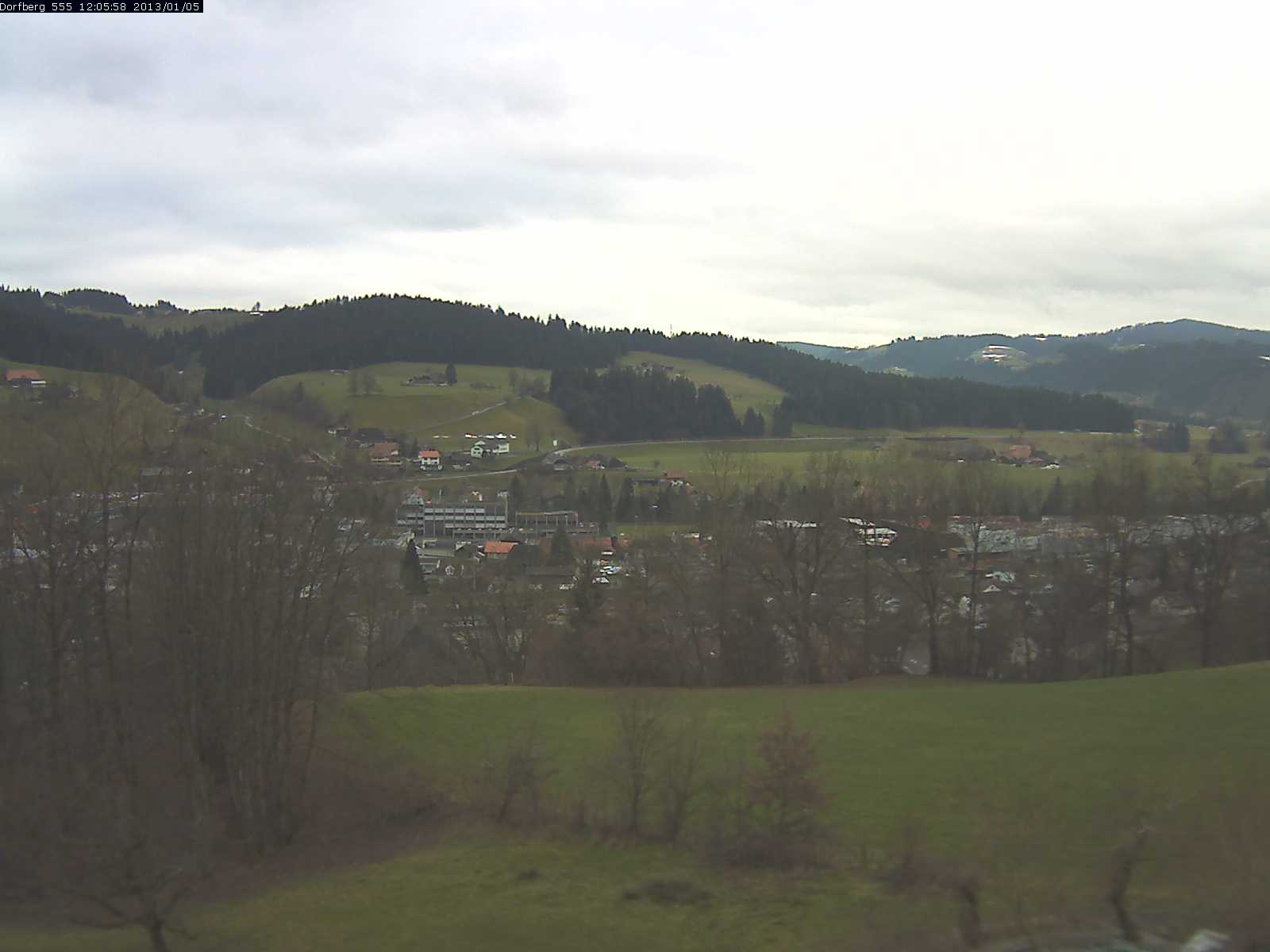 Webcam-Bild: Aussicht vom Dorfberg in Langnau 20130105-120600
