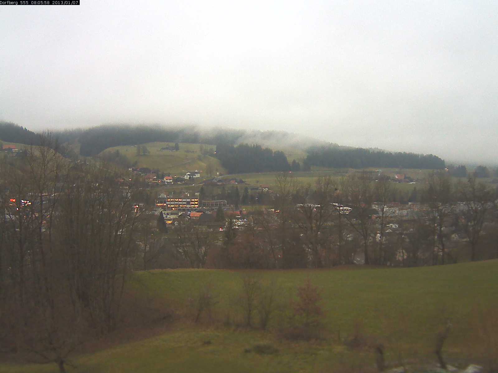 Webcam-Bild: Aussicht vom Dorfberg in Langnau 20130107-080600