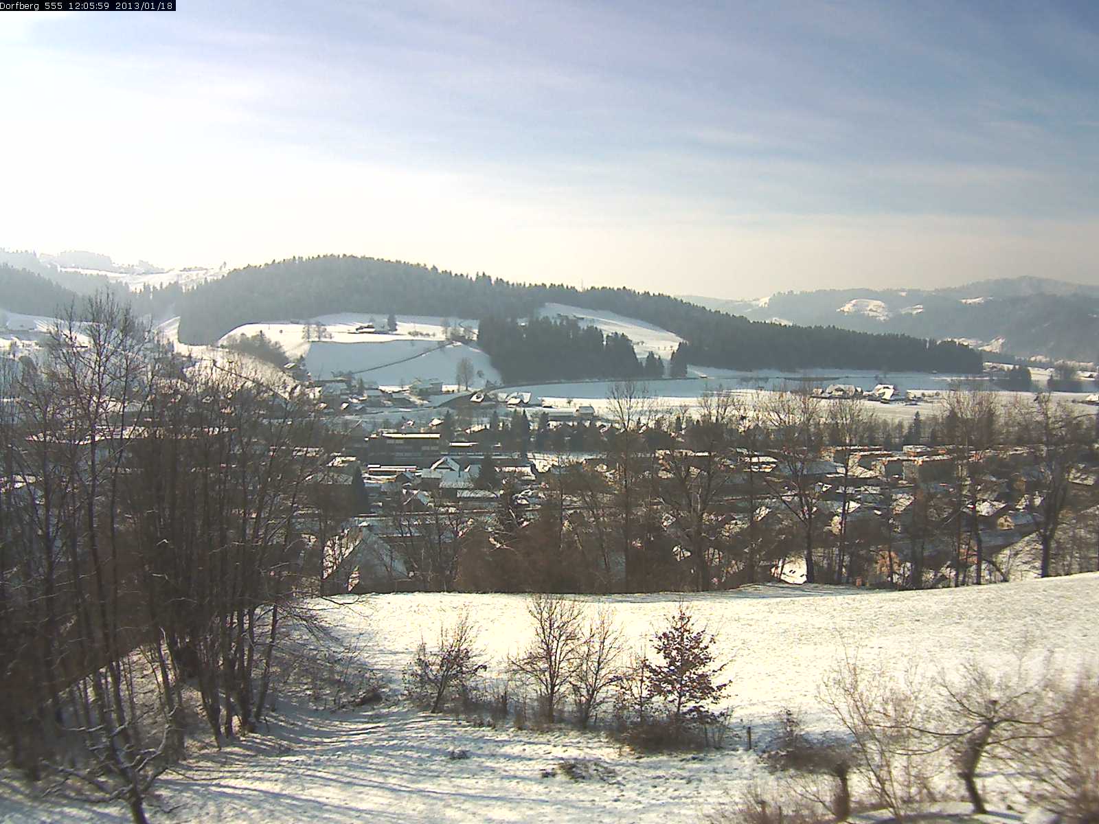 Webcam-Bild: Aussicht vom Dorfberg in Langnau 20130118-120600
