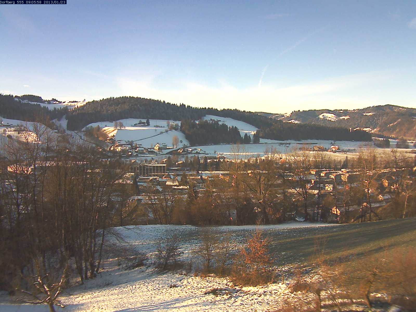Webcam-Bild: Aussicht vom Dorfberg in Langnau 20130123-090600