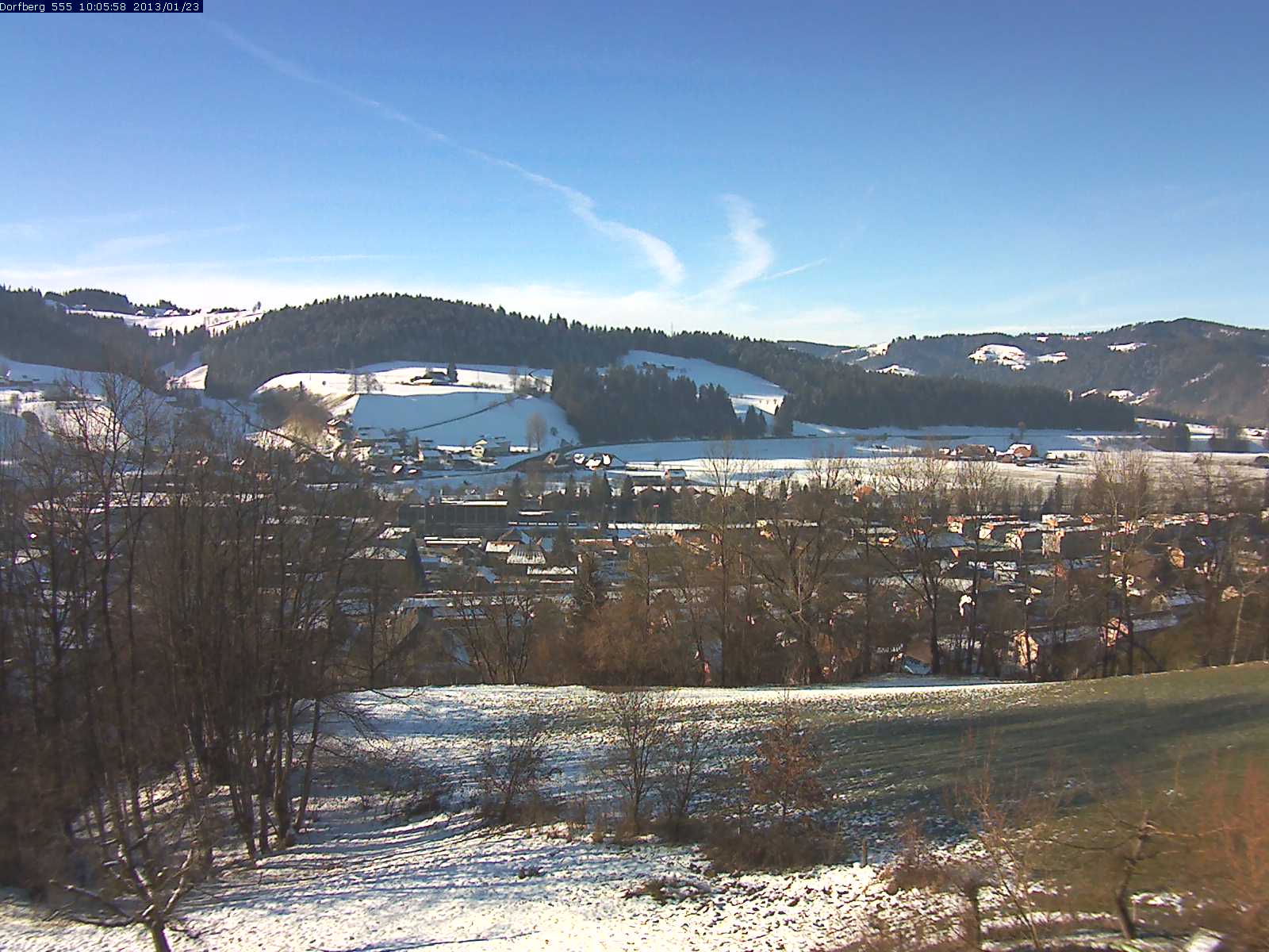 Webcam-Bild: Aussicht vom Dorfberg in Langnau 20130123-100600