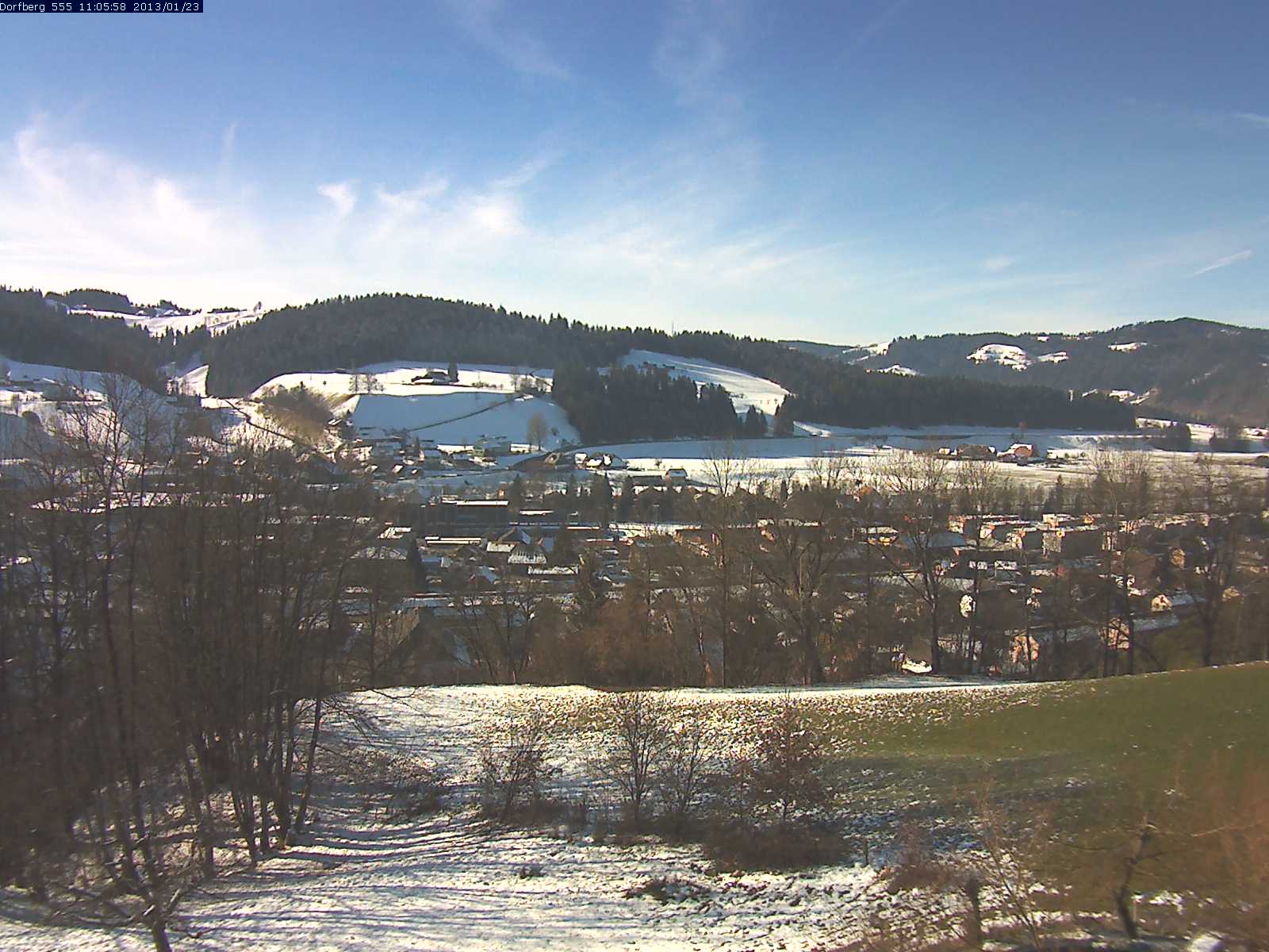 Webcam-Bild: Aussicht vom Dorfberg in Langnau 20130123-110600