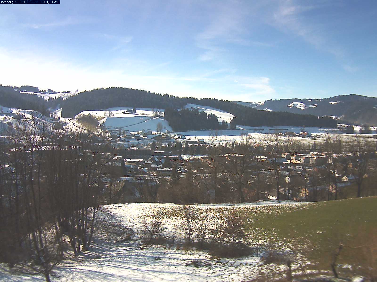Webcam-Bild: Aussicht vom Dorfberg in Langnau 20130123-120600