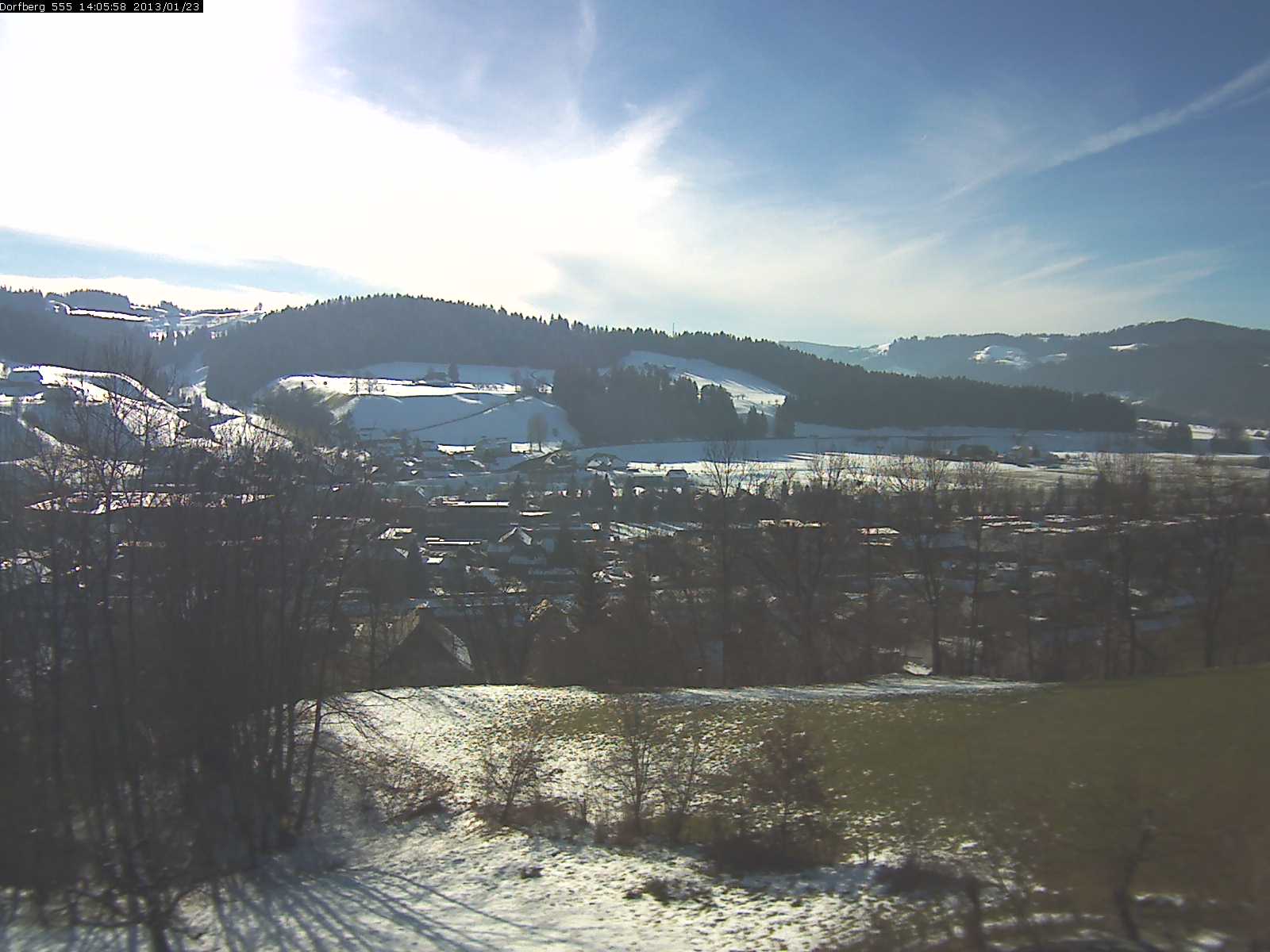 Webcam-Bild: Aussicht vom Dorfberg in Langnau 20130123-140600