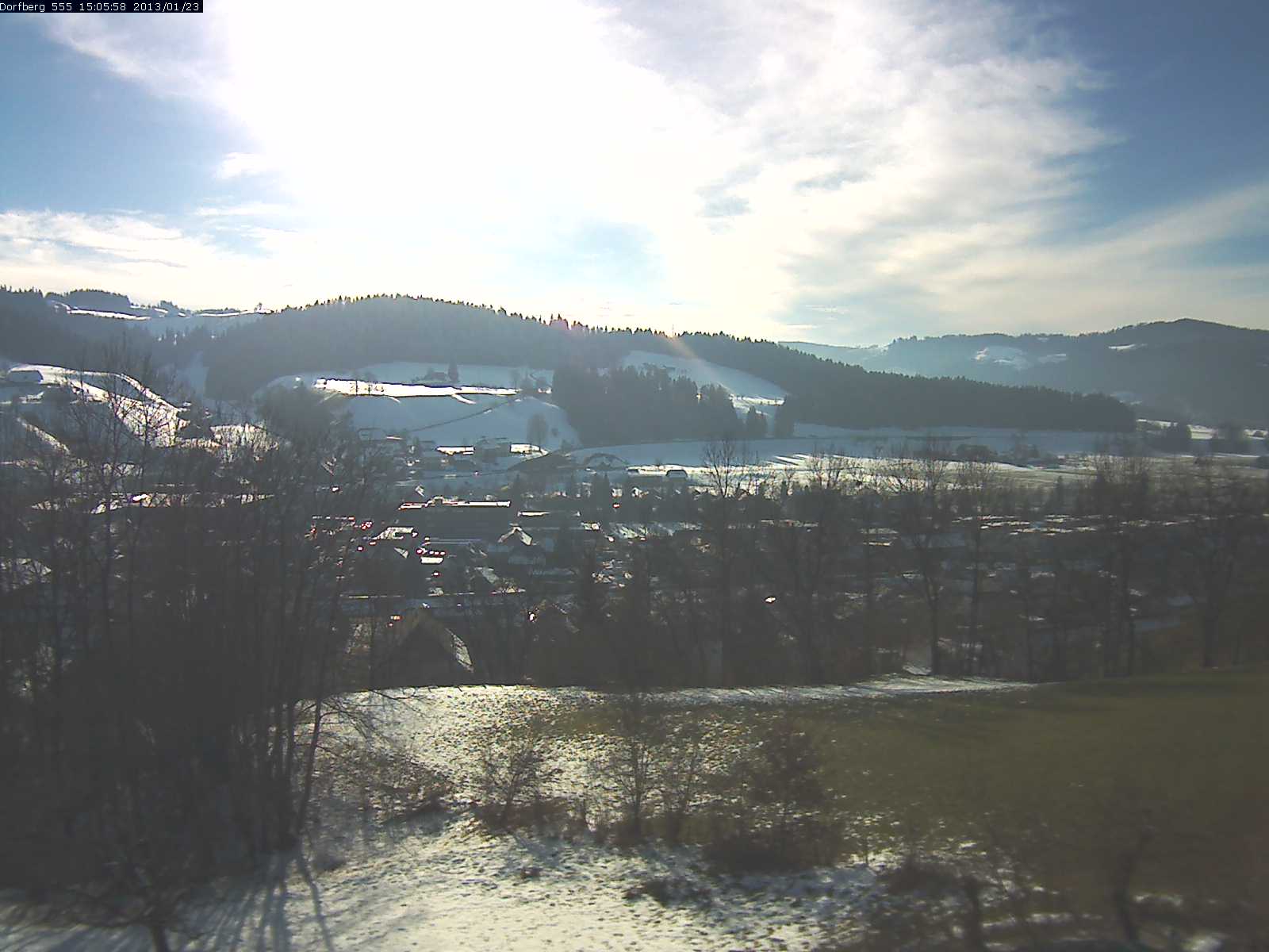Webcam-Bild: Aussicht vom Dorfberg in Langnau 20130123-150600