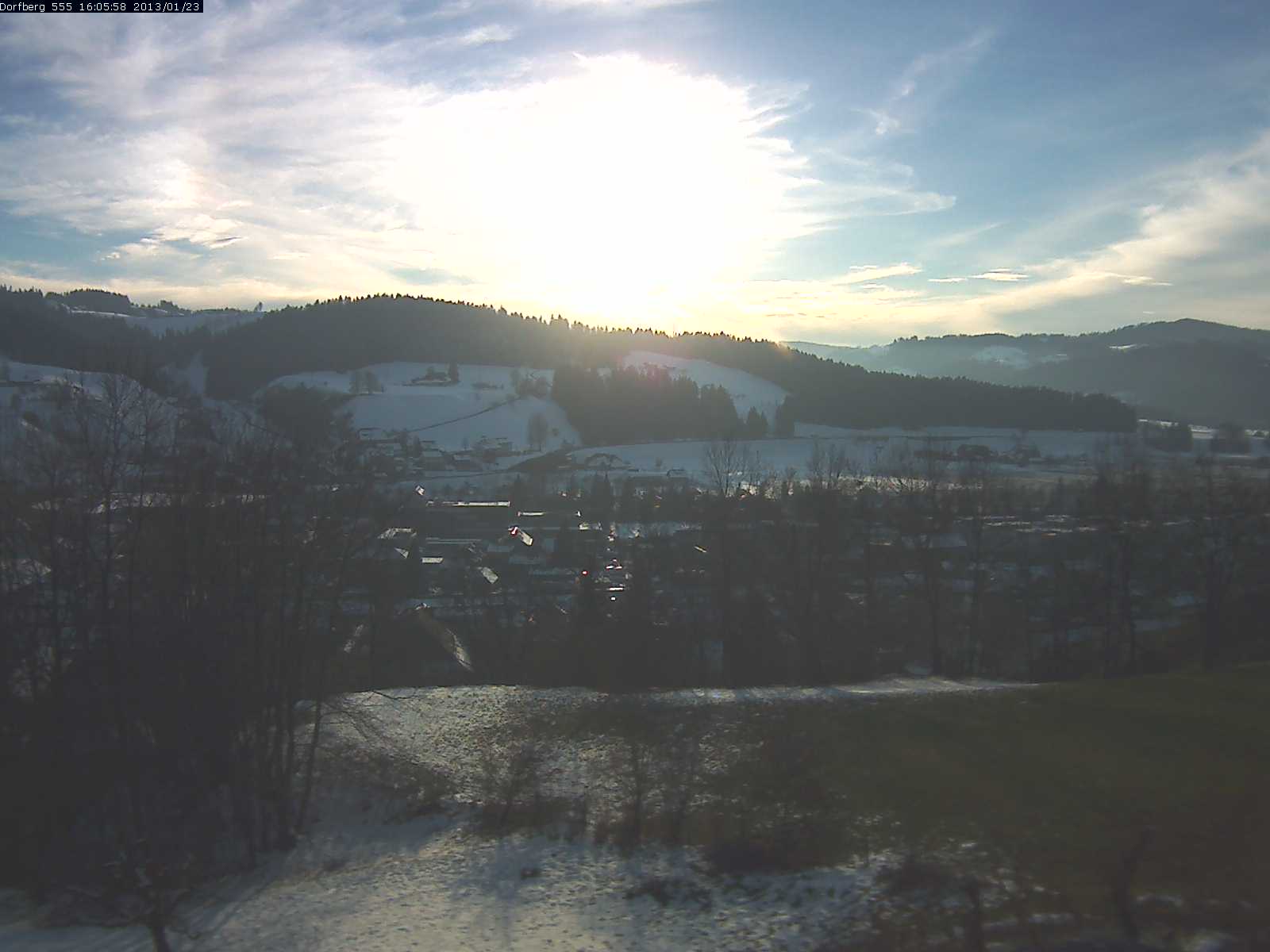 Webcam-Bild: Aussicht vom Dorfberg in Langnau 20130123-160600