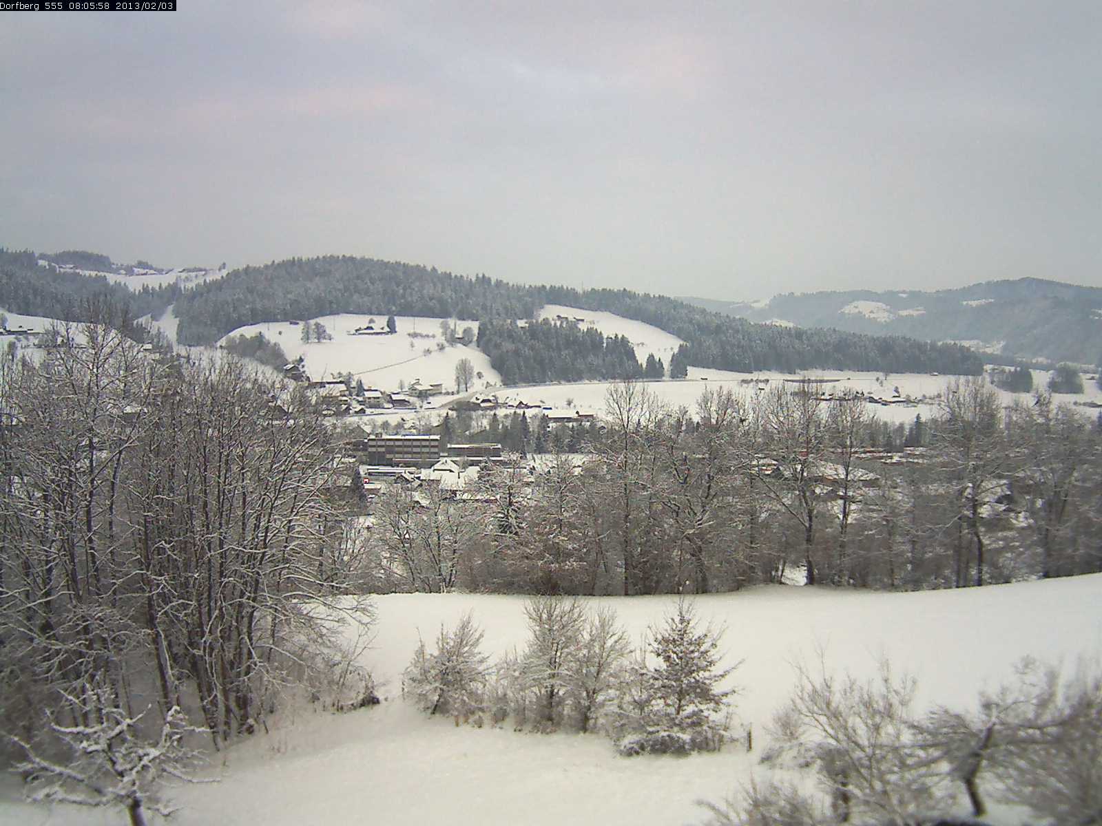 Webcam-Bild: Aussicht vom Dorfberg in Langnau 20130203-080600