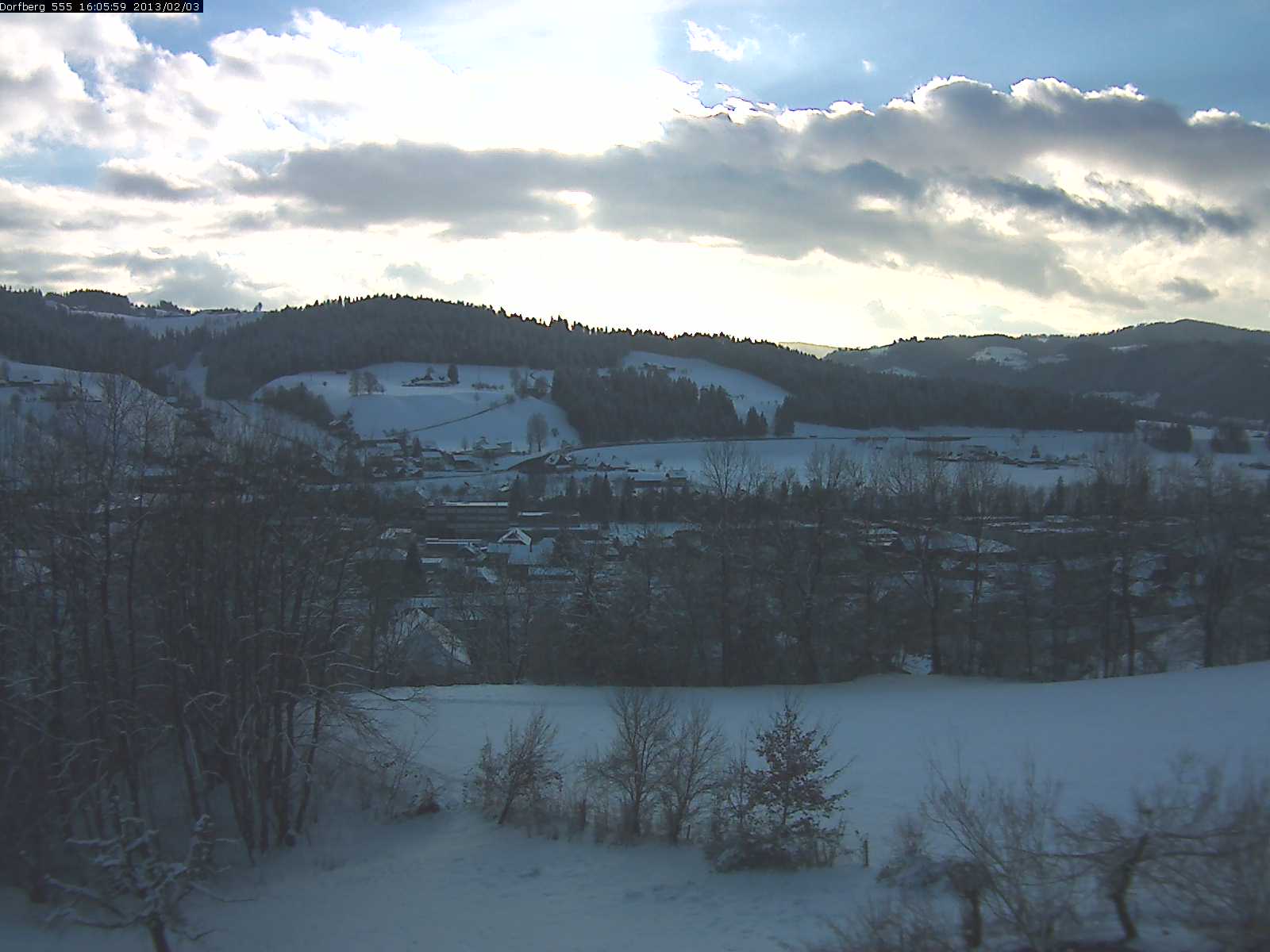 Webcam-Bild: Aussicht vom Dorfberg in Langnau 20130203-160600