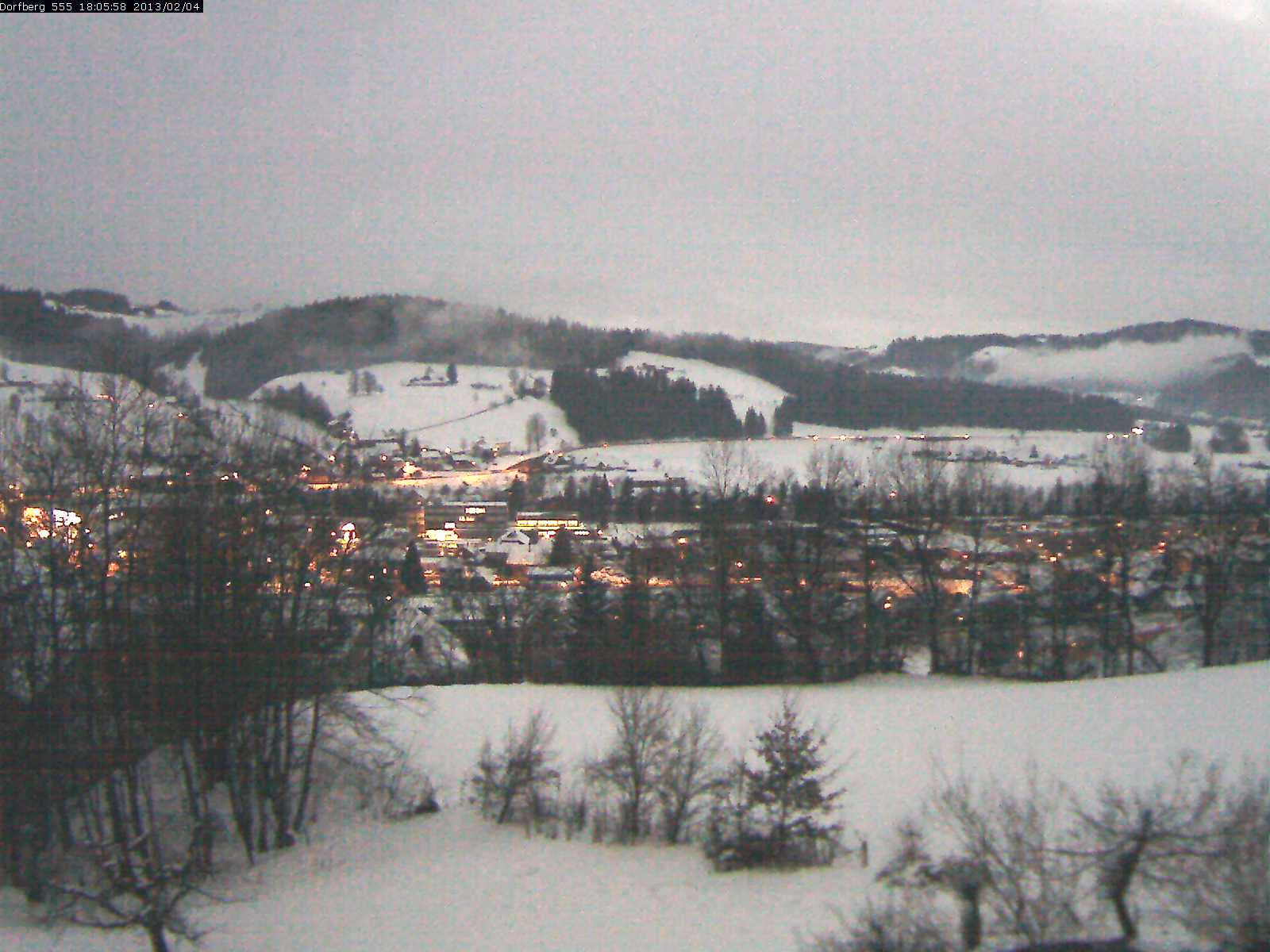 Webcam-Bild: Aussicht vom Dorfberg in Langnau 20130204-180600