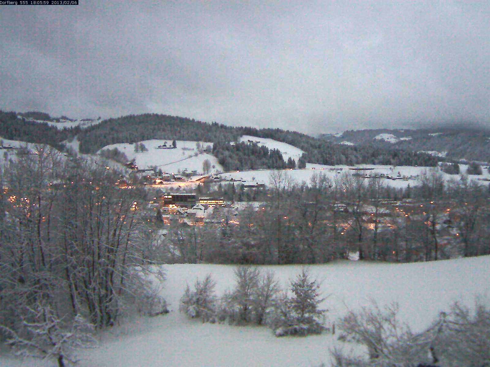 Webcam-Bild: Aussicht vom Dorfberg in Langnau 20130206-180600