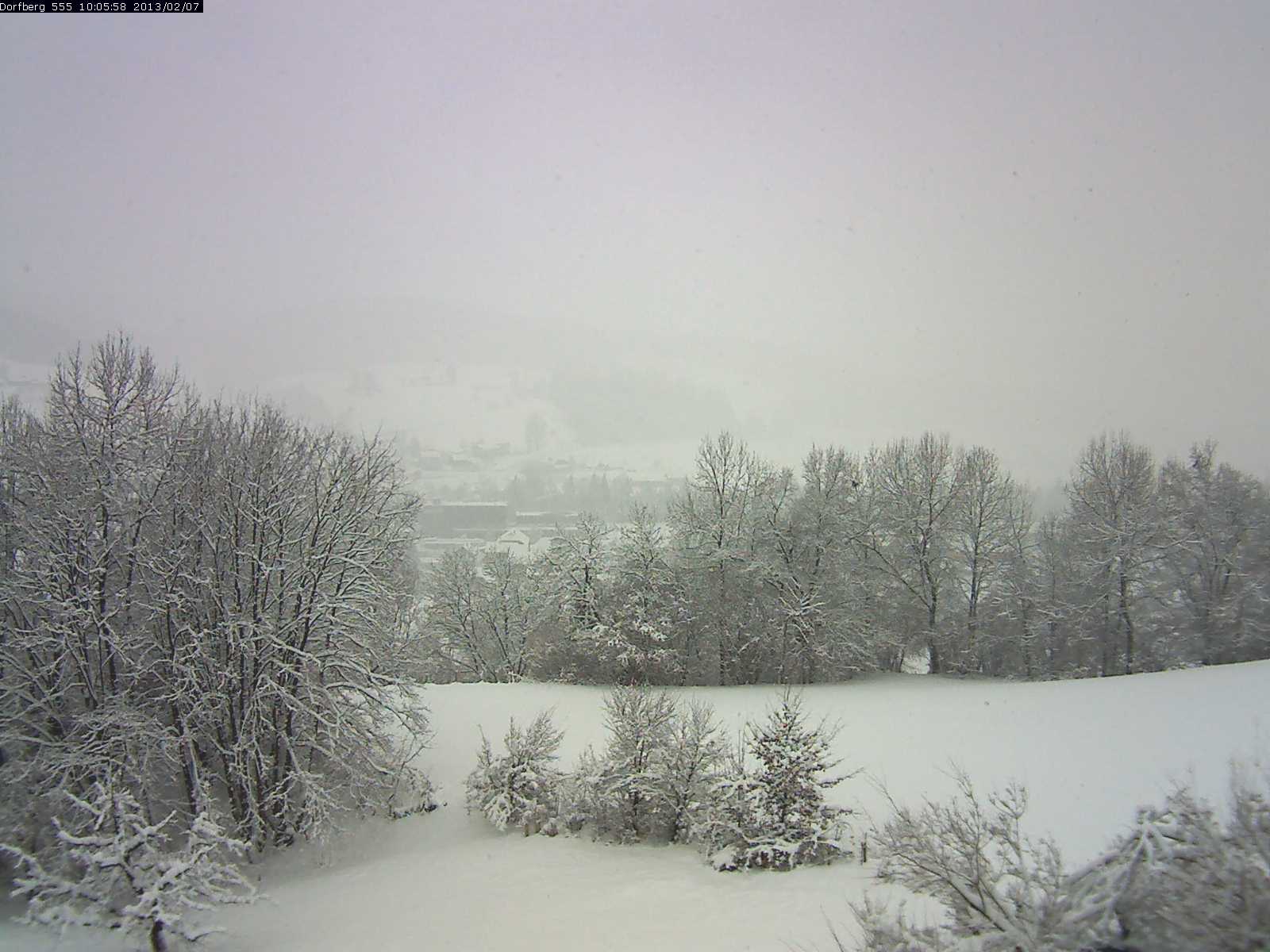 Webcam-Bild: Aussicht vom Dorfberg in Langnau 20130207-100600