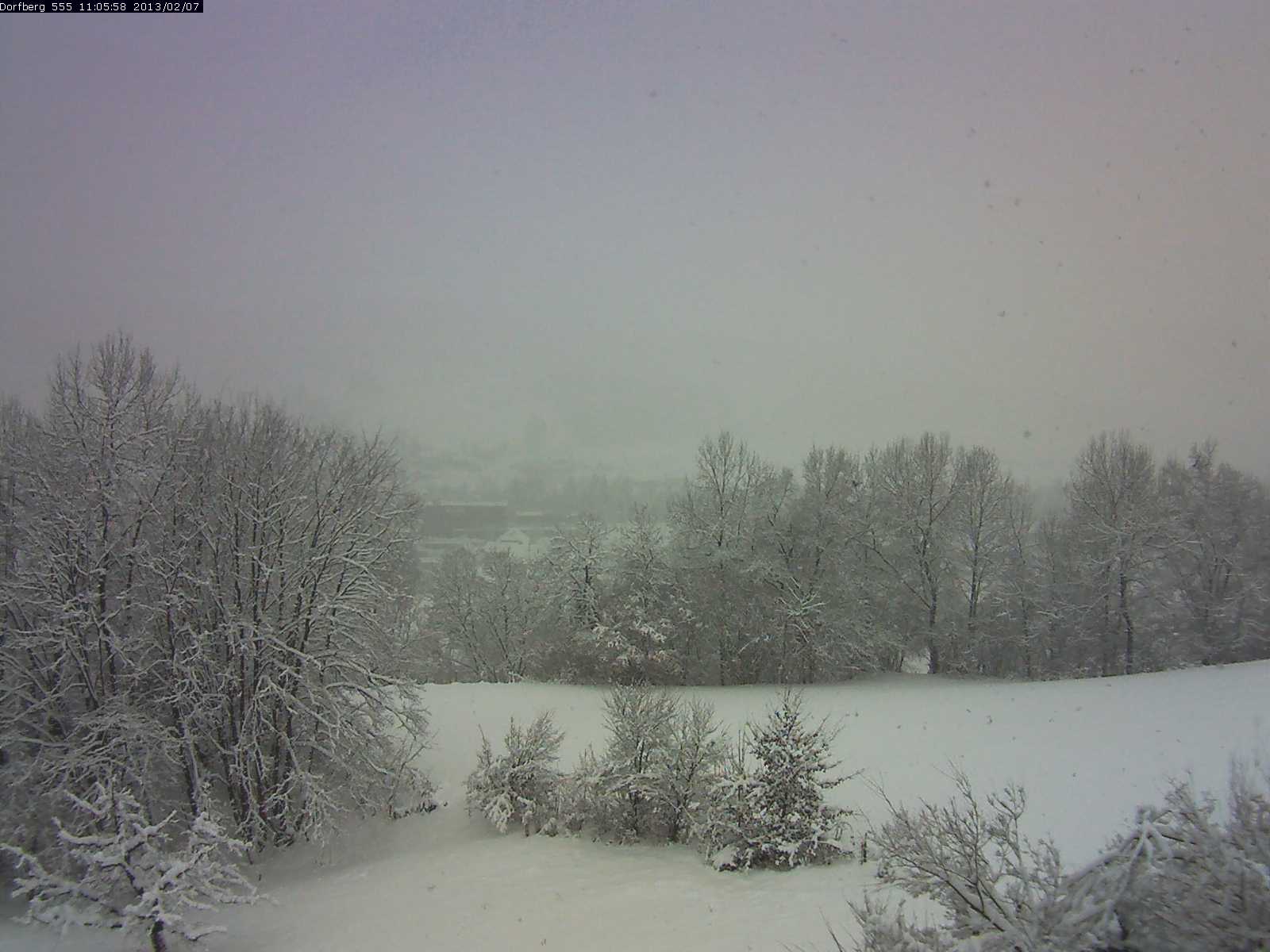 Webcam-Bild: Aussicht vom Dorfberg in Langnau 20130207-110600