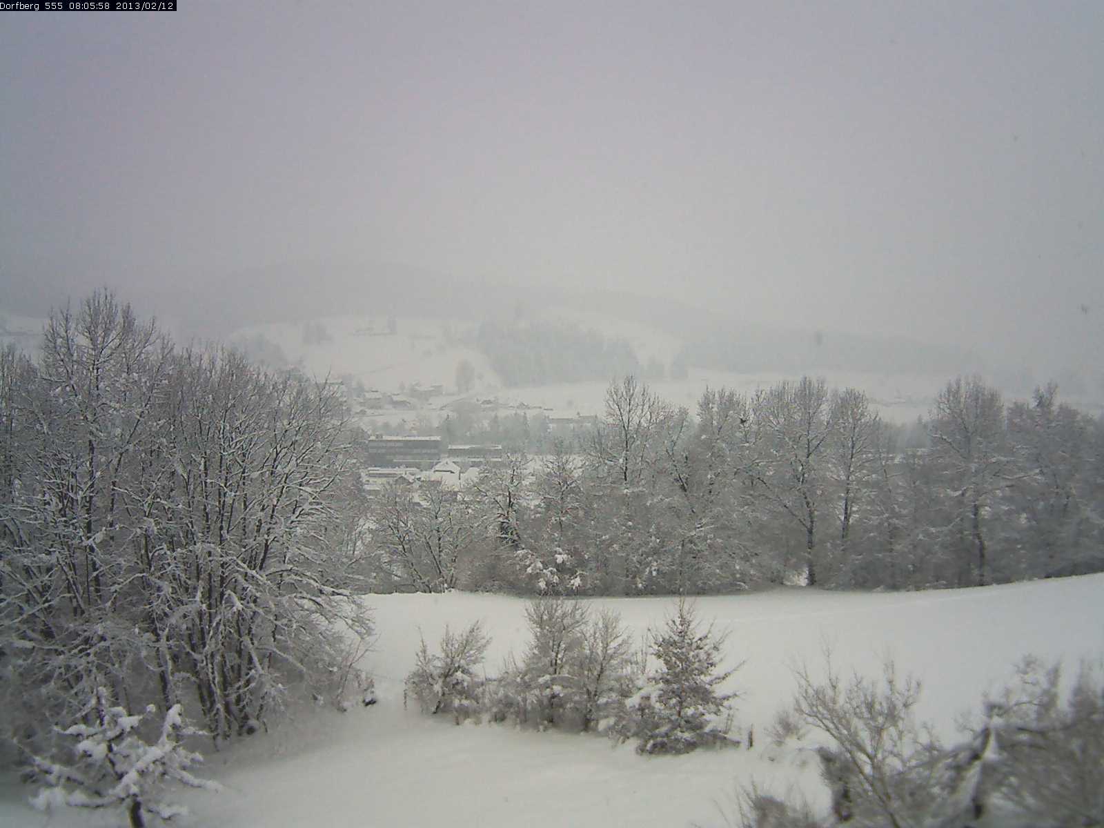 Webcam-Bild: Aussicht vom Dorfberg in Langnau 20130212-080600