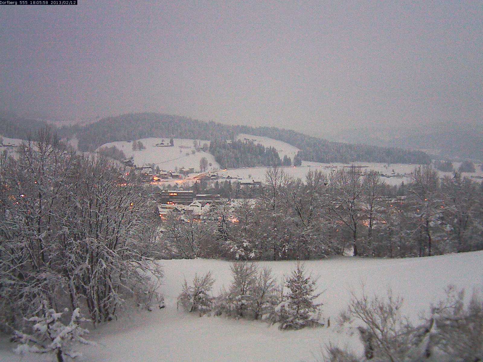 Webcam-Bild: Aussicht vom Dorfberg in Langnau 20130212-180600