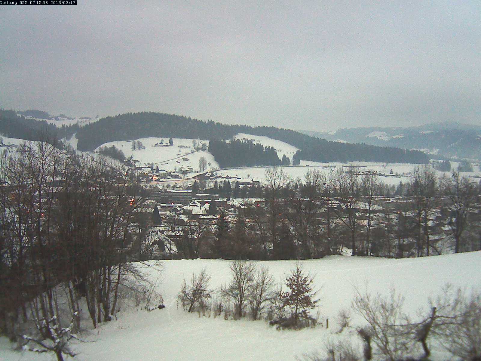 Webcam-Bild: Aussicht vom Dorfberg in Langnau 20130217-071600