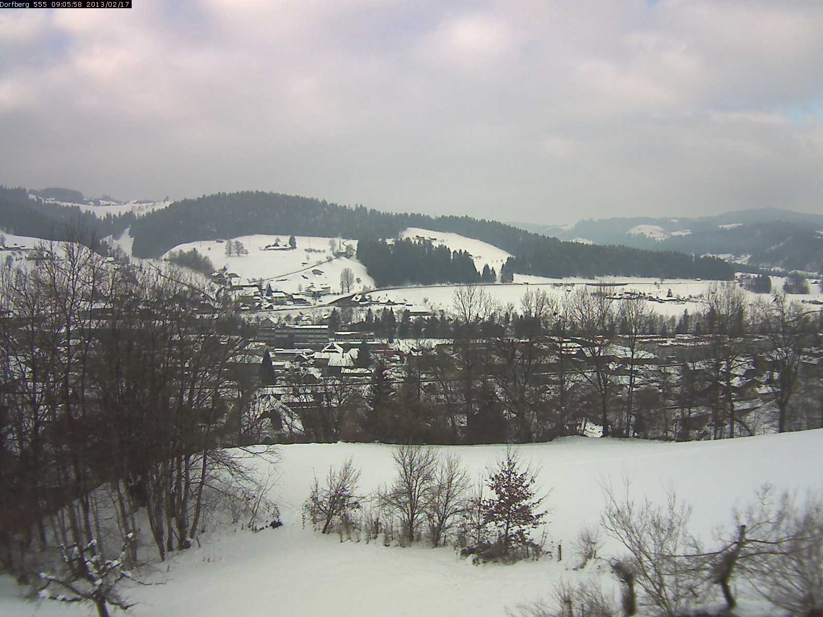 Webcam-Bild: Aussicht vom Dorfberg in Langnau 20130217-090600