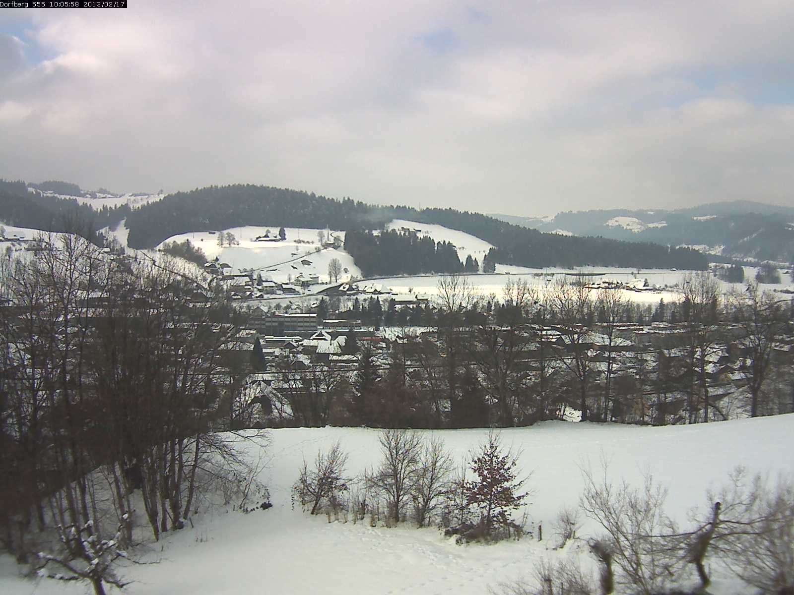 Webcam-Bild: Aussicht vom Dorfberg in Langnau 20130217-100600