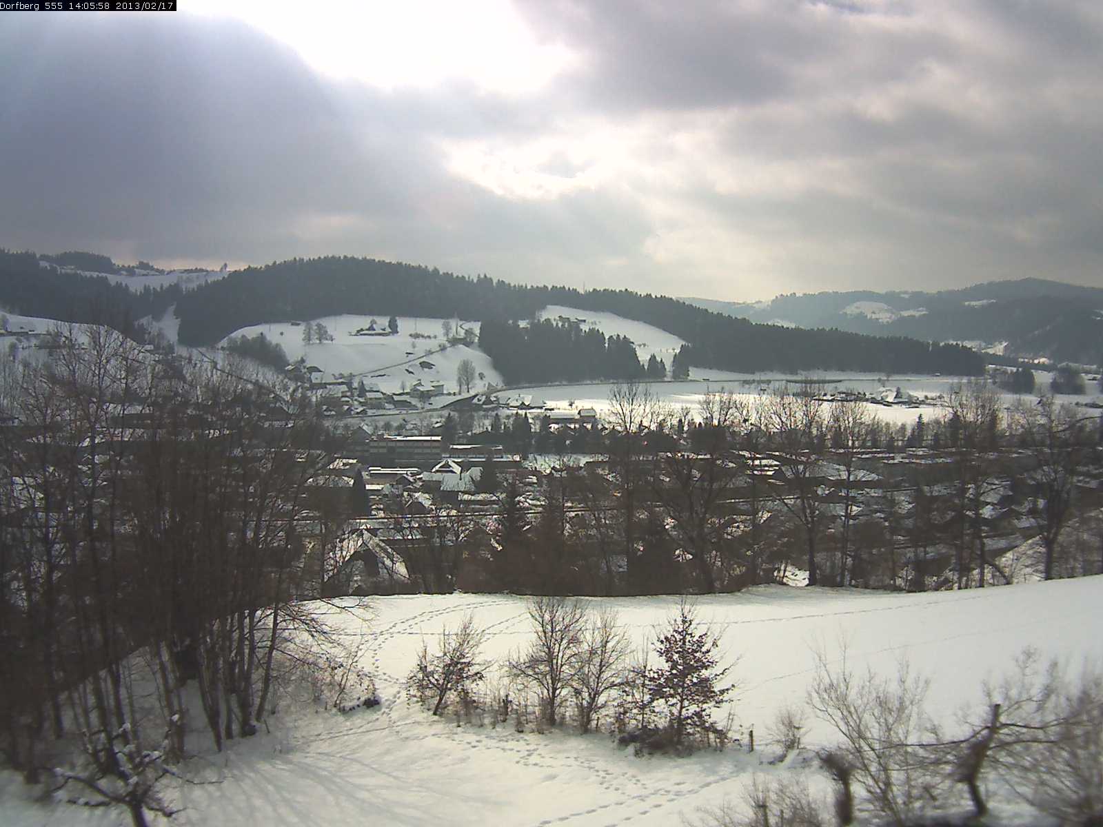 Webcam-Bild: Aussicht vom Dorfberg in Langnau 20130217-140600