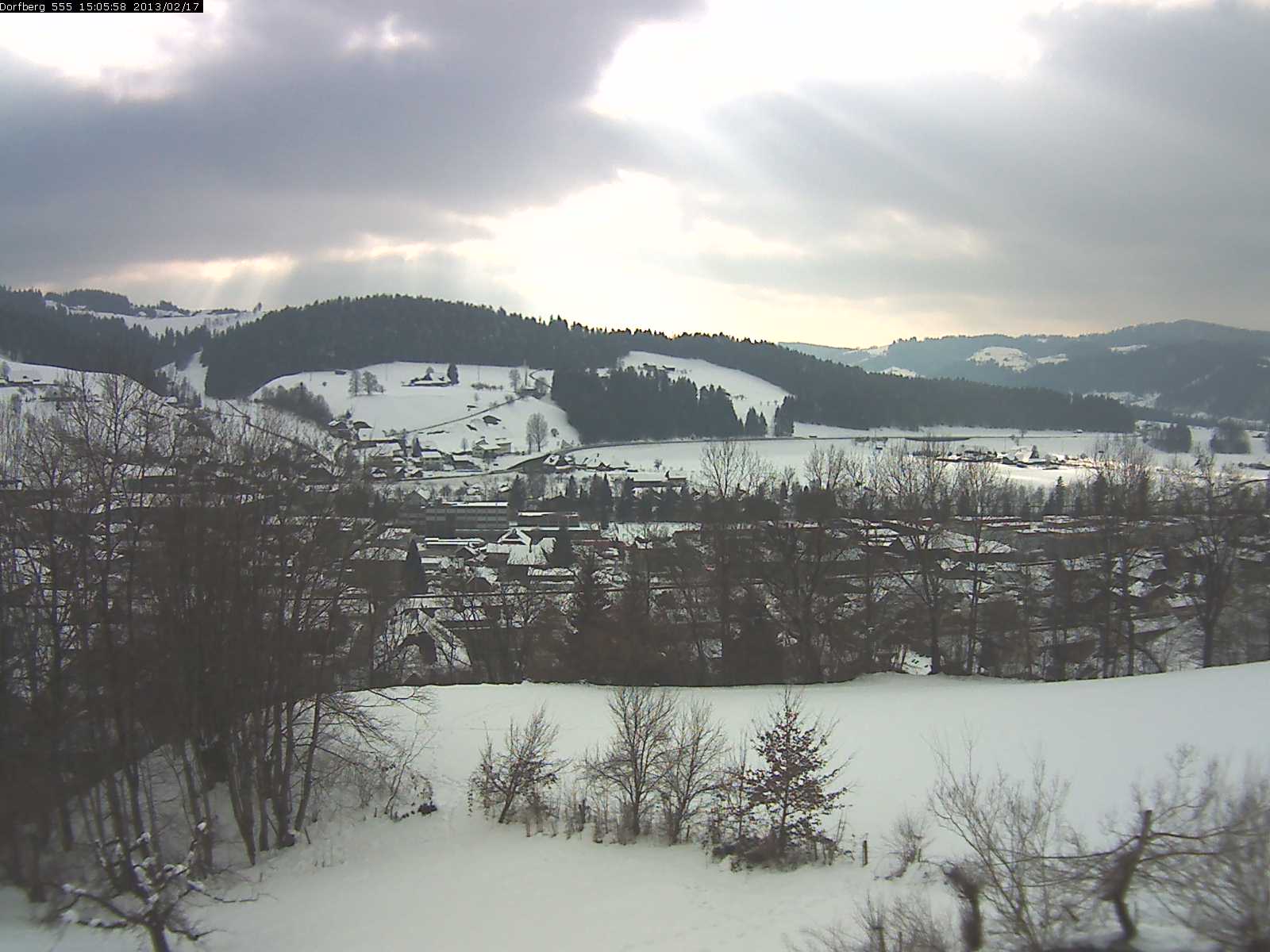 Webcam-Bild: Aussicht vom Dorfberg in Langnau 20130217-150600