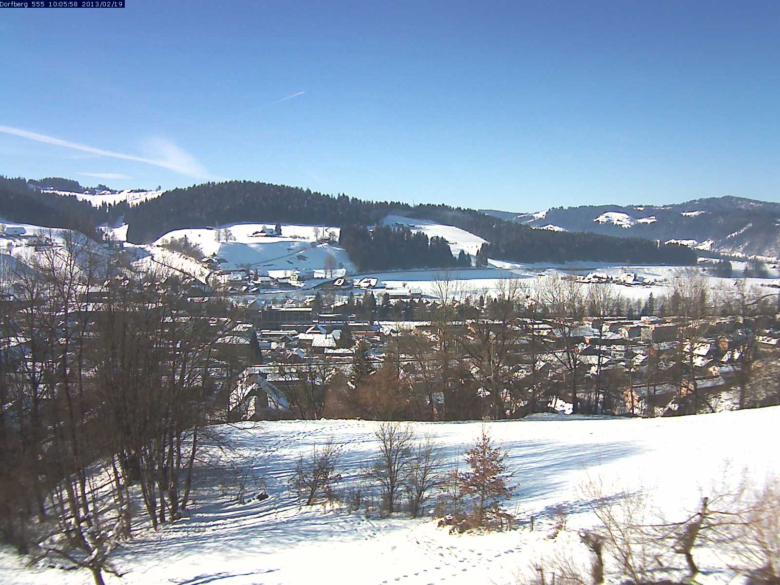 Webcam-Bild: Aussicht vom Dorfberg in Langnau 20130219-100600
