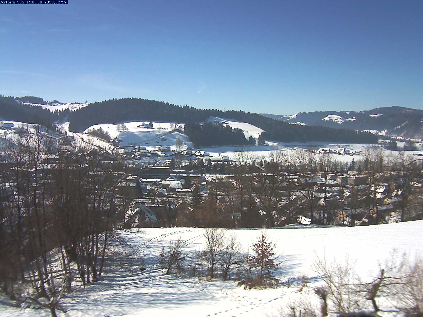 Webcam-Bild: Aussicht vom Dorfberg in Langnau 20130219-110600
