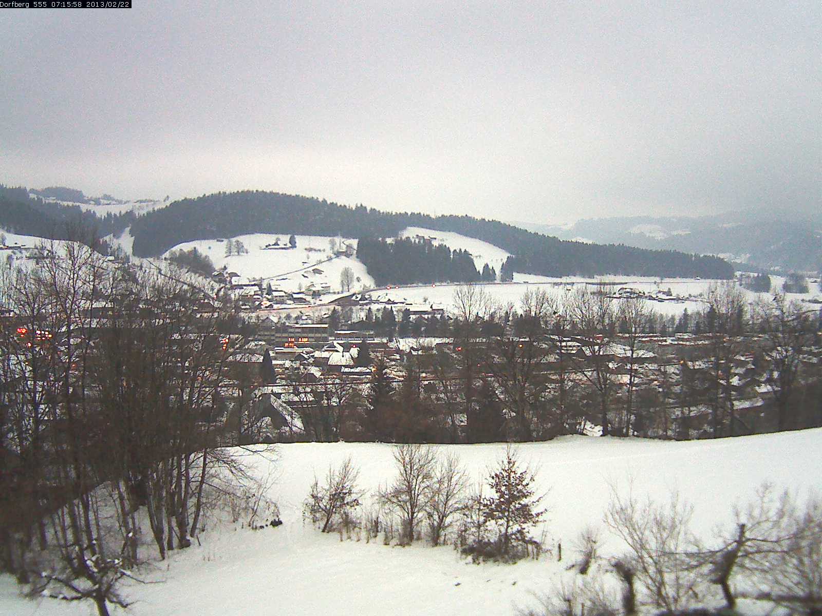 Webcam-Bild: Aussicht vom Dorfberg in Langnau 20130222-071600