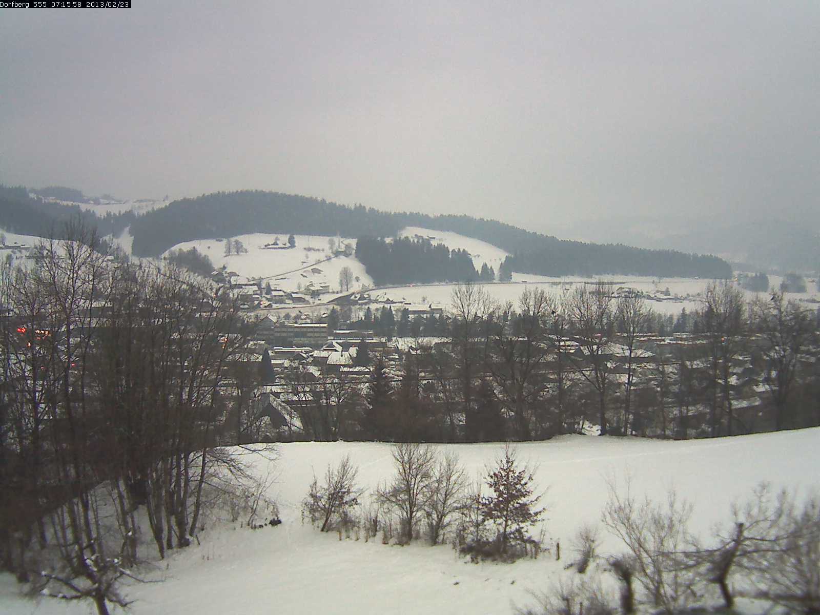 Webcam-Bild: Aussicht vom Dorfberg in Langnau 20130223-071600