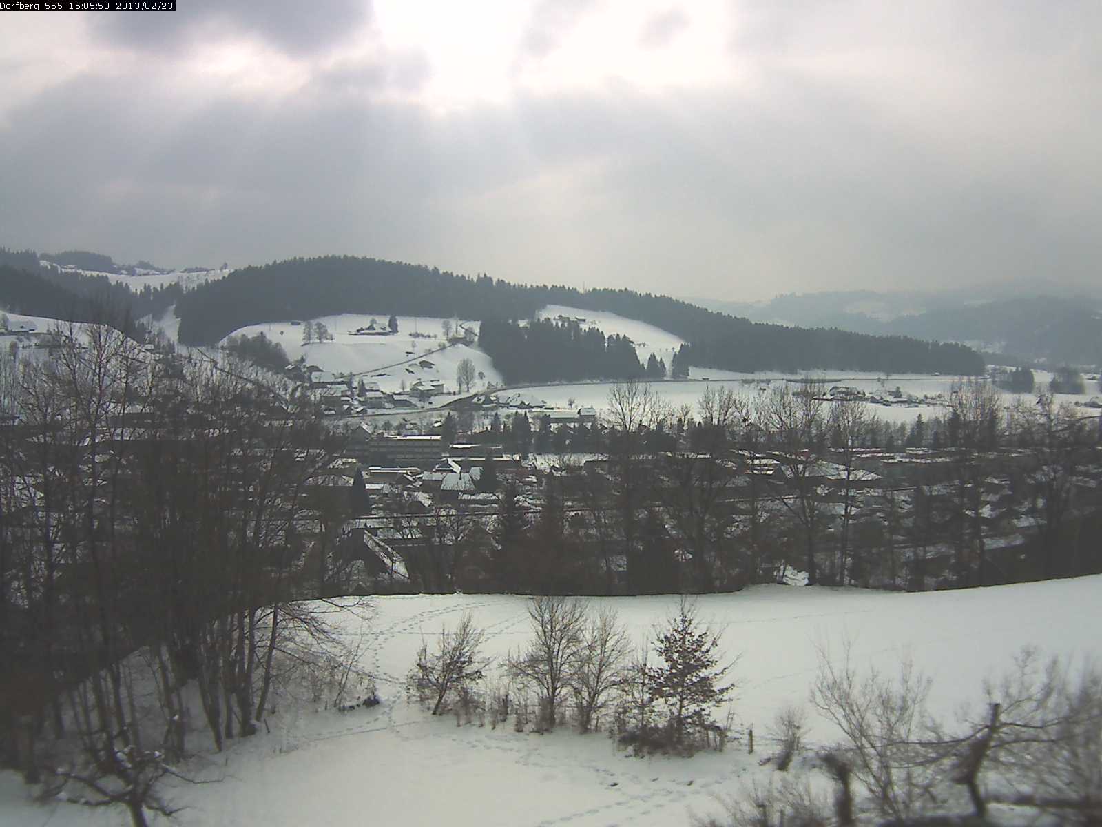 Webcam-Bild: Aussicht vom Dorfberg in Langnau 20130223-150600
