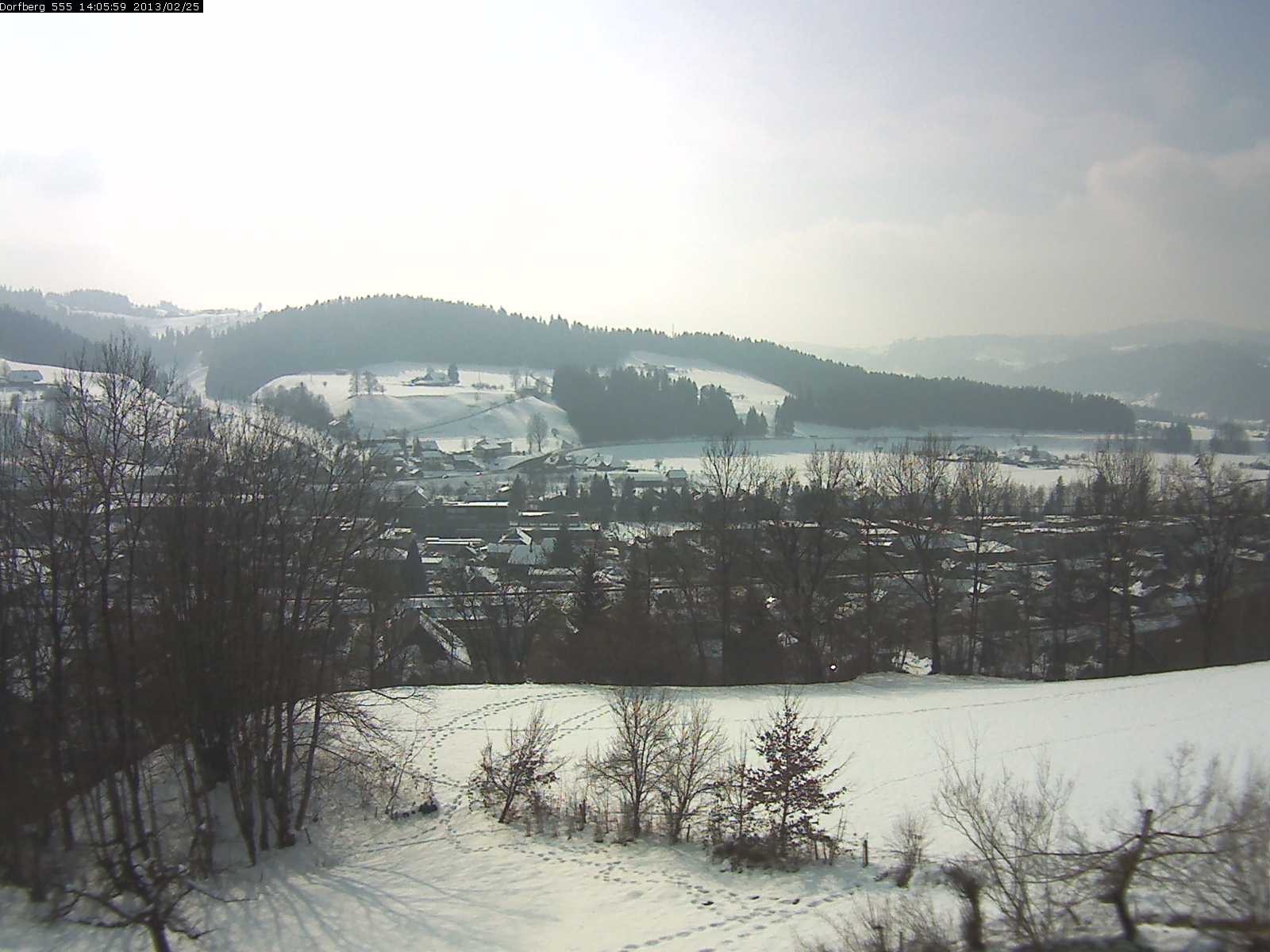 Webcam-Bild: Aussicht vom Dorfberg in Langnau 20130225-140600