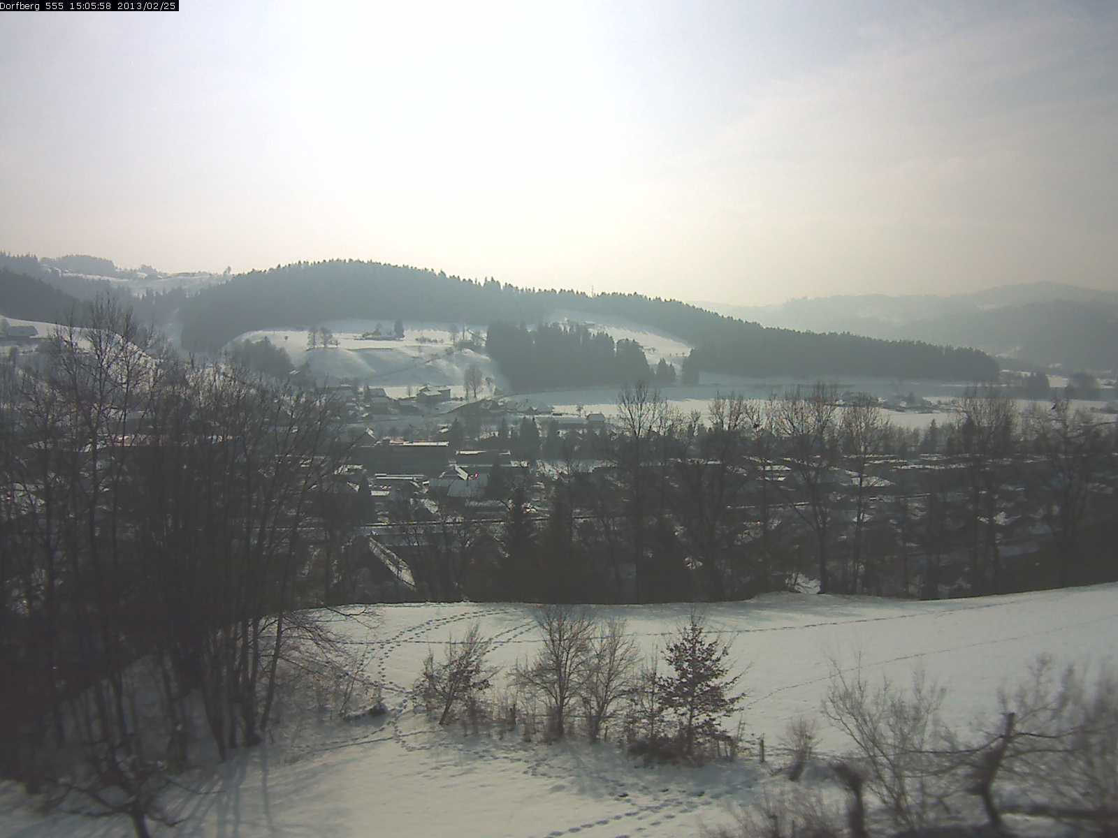 Webcam-Bild: Aussicht vom Dorfberg in Langnau 20130225-150600
