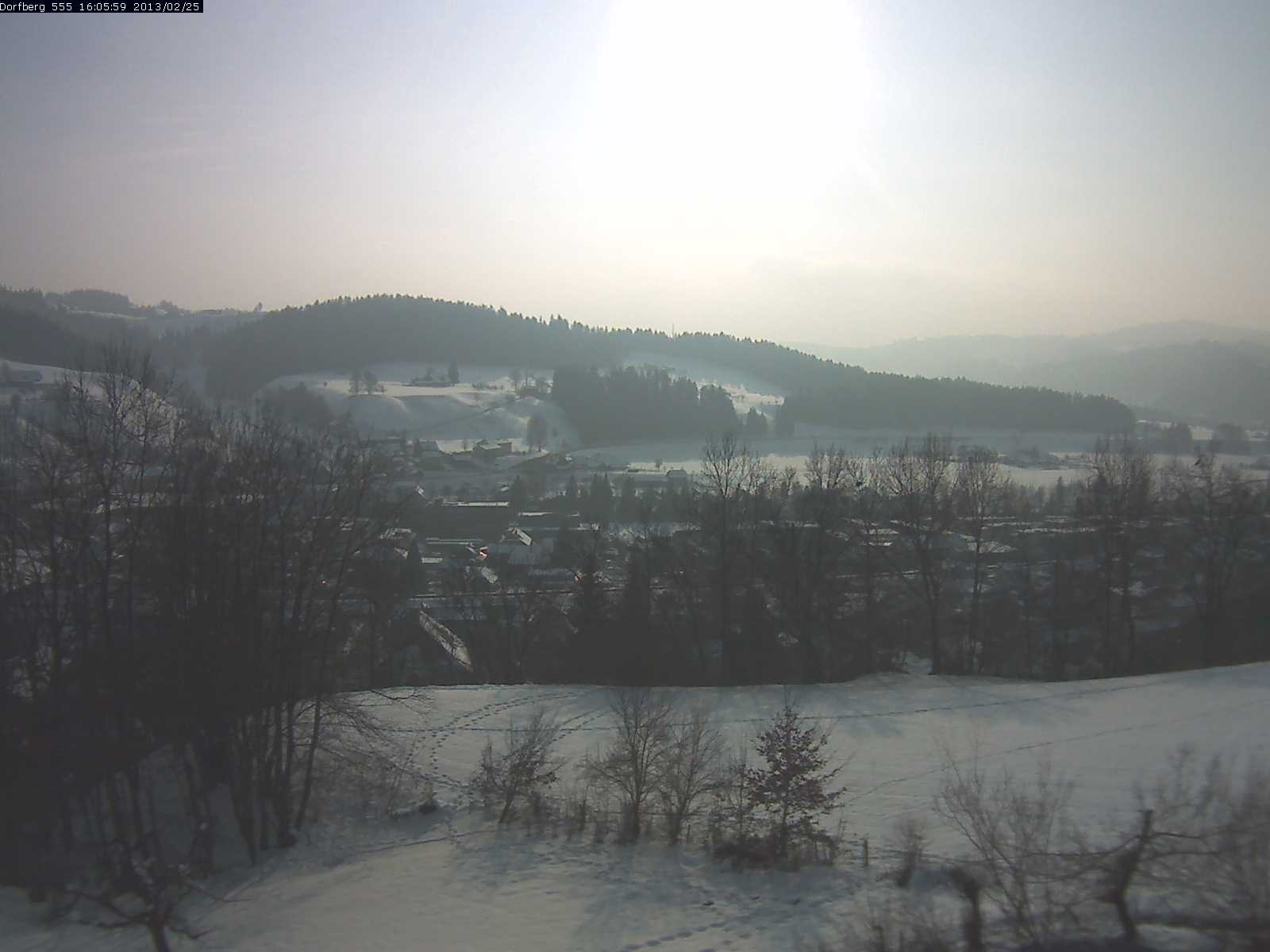 Webcam-Bild: Aussicht vom Dorfberg in Langnau 20130225-160600