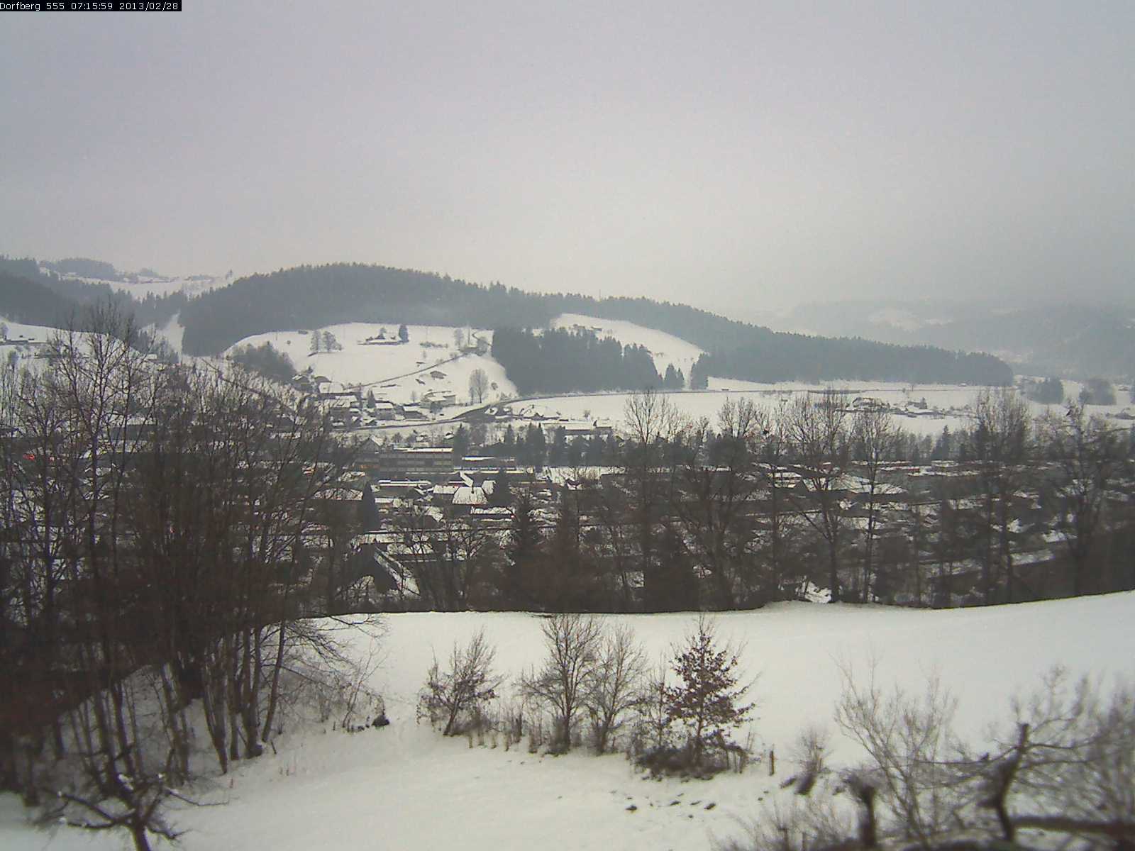 Webcam-Bild: Aussicht vom Dorfberg in Langnau 20130228-071600