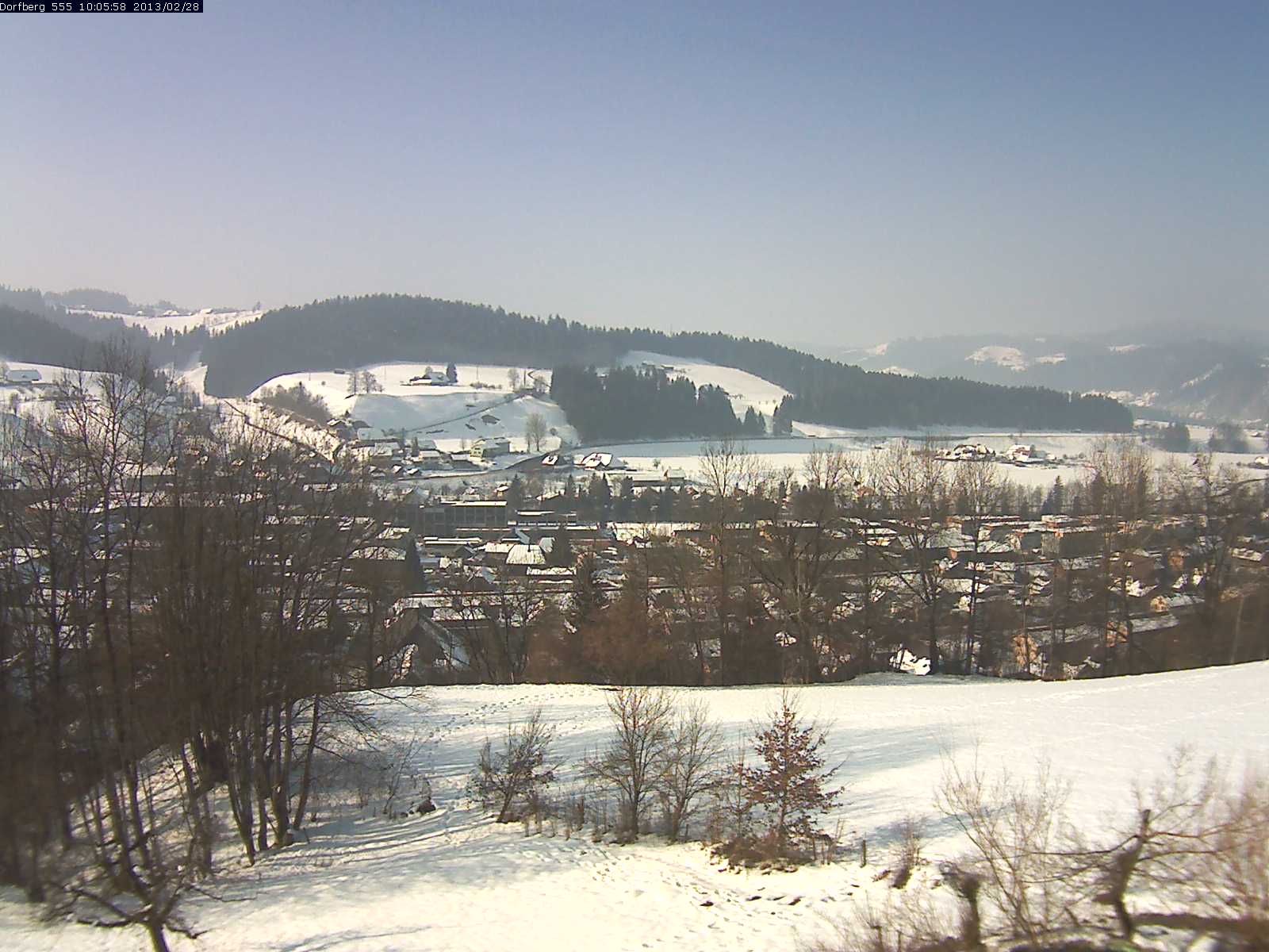Webcam-Bild: Aussicht vom Dorfberg in Langnau 20130228-100600