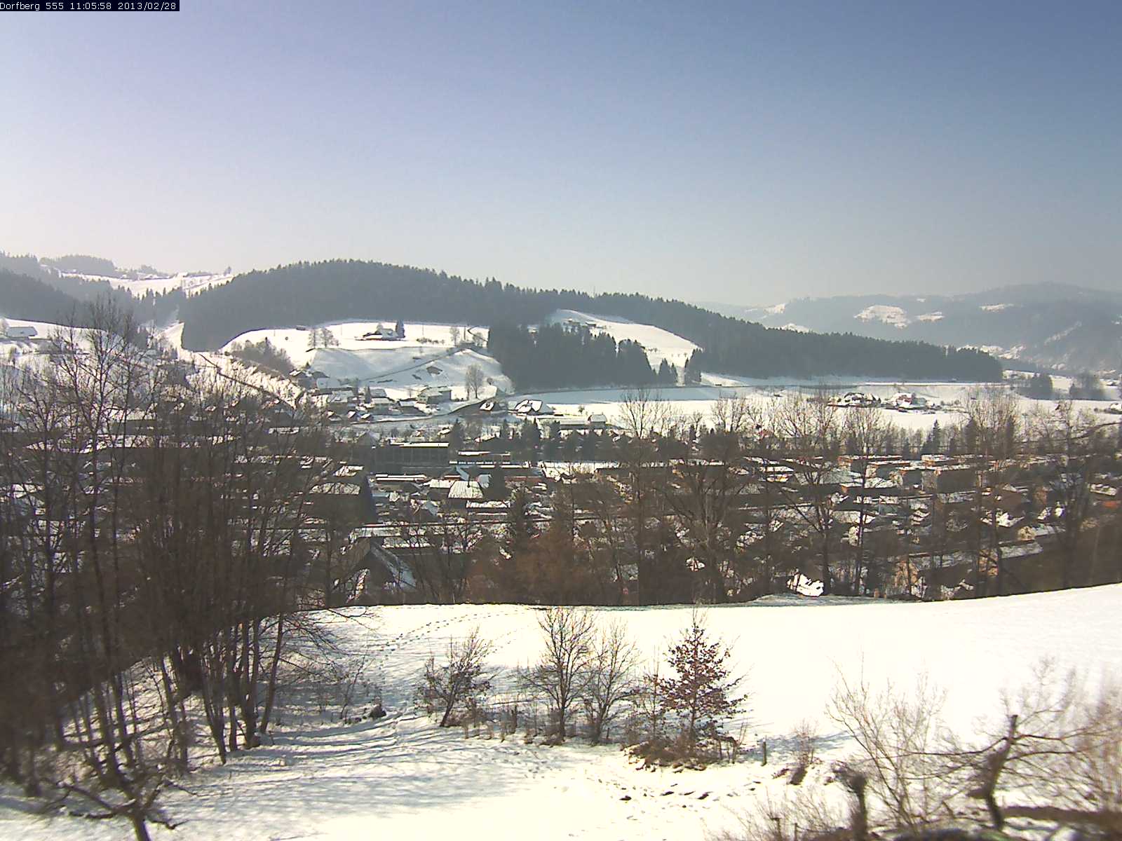 Webcam-Bild: Aussicht vom Dorfberg in Langnau 20130228-110600